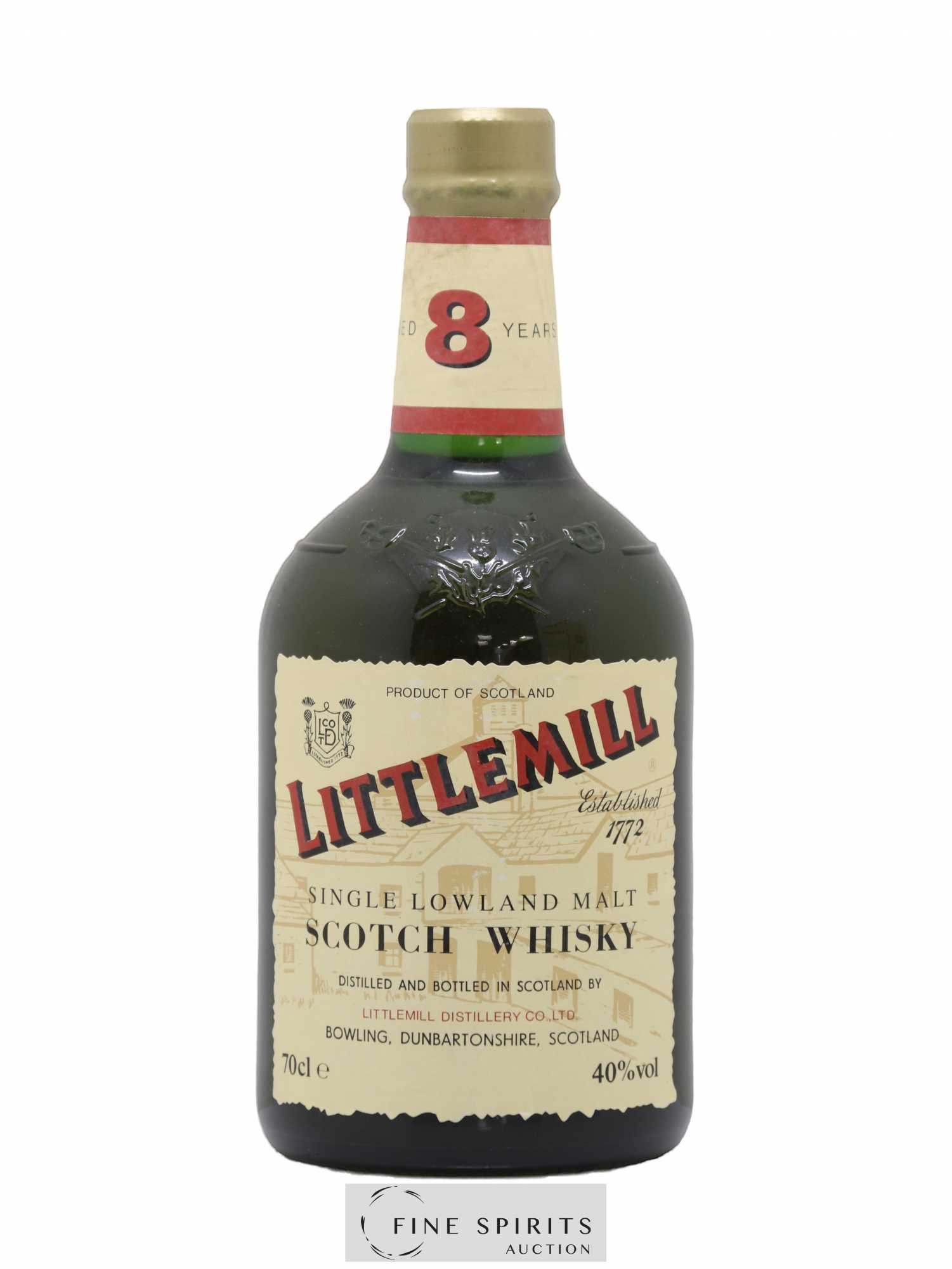 Littlemill 8 years Of. Dumpy Bottle - Posten von 1 Flasche - 1