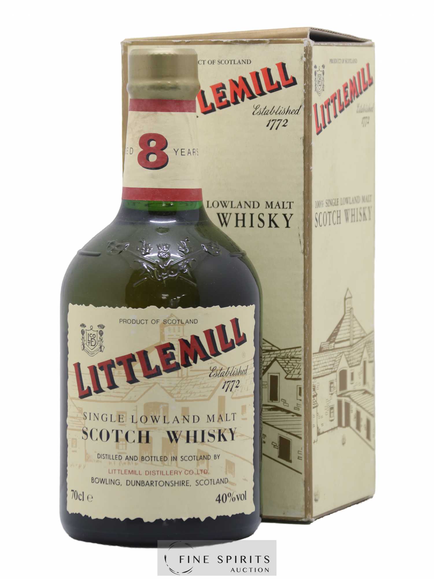 Littlemill 8 years Of. Dumpy Bottle - Posten von 1 Flasche - 0