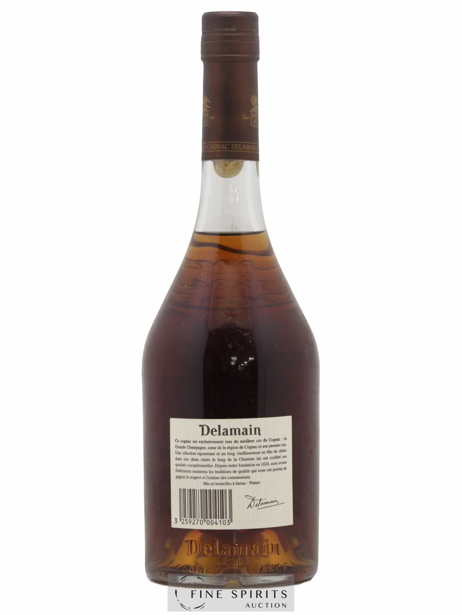 Delamain Of. X.O 1er Cru Pale & Dry - Lot de 1 bouteille - 1