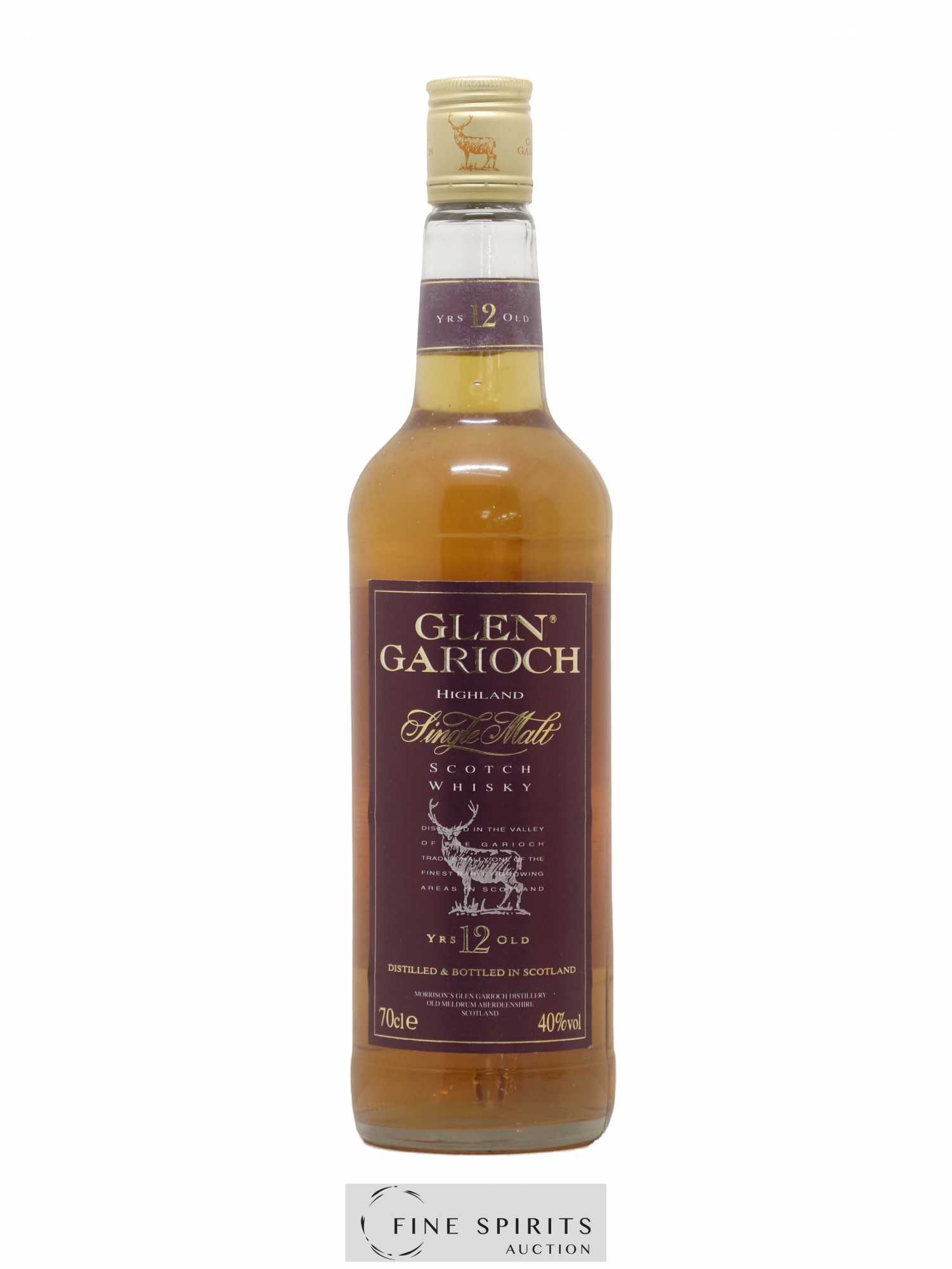Glen Garioch 12 years Of. - Lot de 1 bouteille - 1
