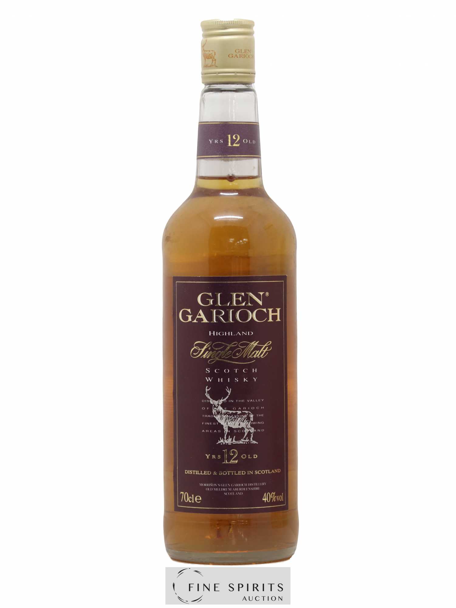 Glen Garioch 12 years Of. - Lot de 1 bouteille - 1