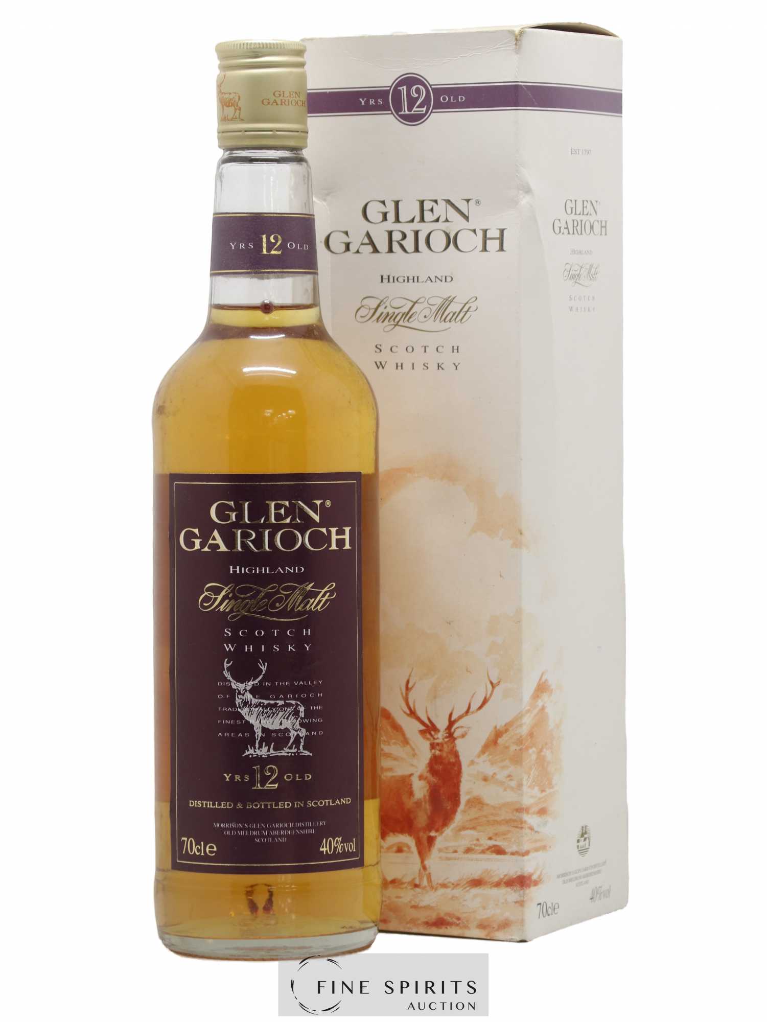Glen Garioch 12 years Of. - Lot de 1 bouteille - 0