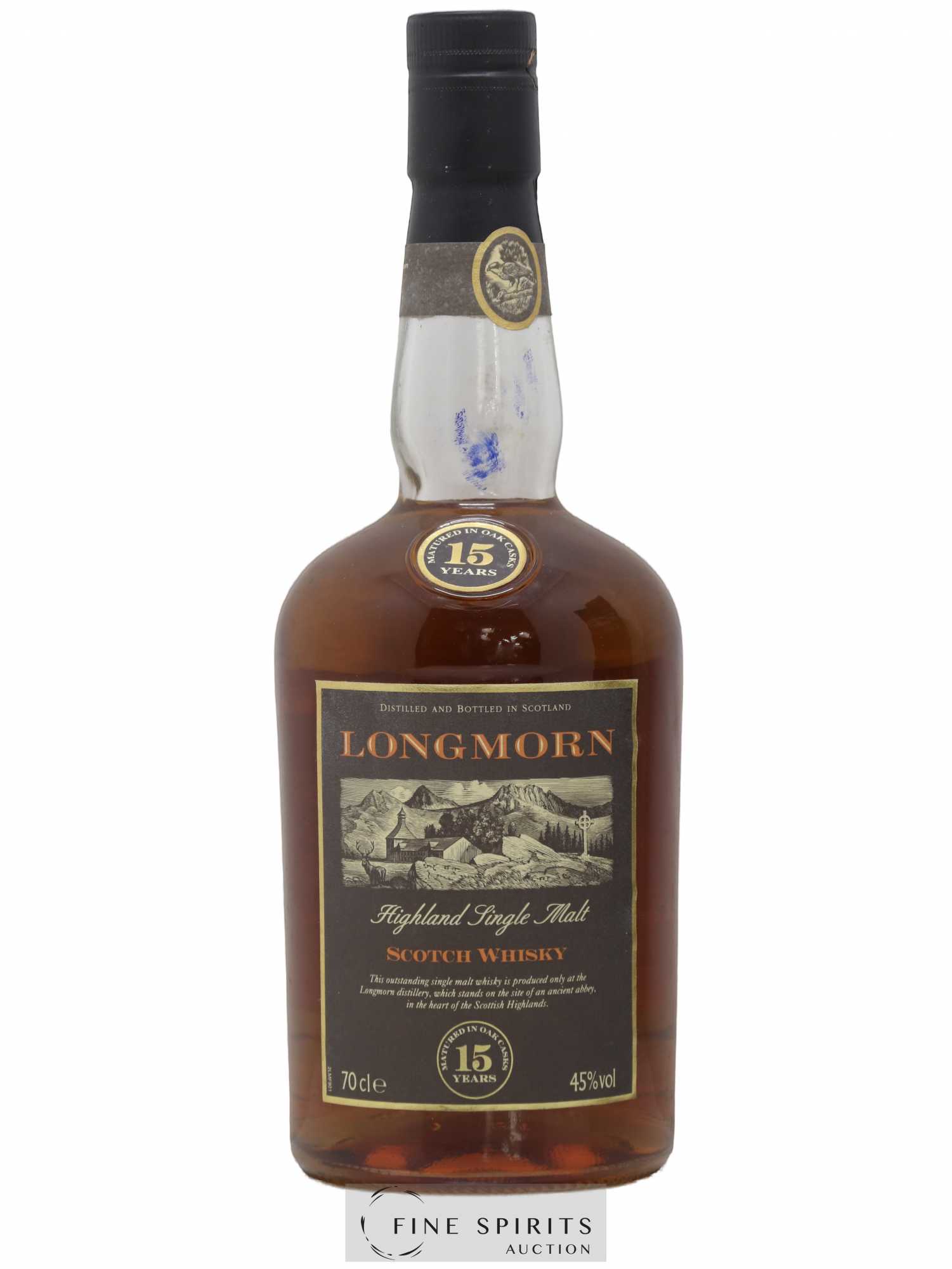 Longmorn 15 years Of. Auxil Import - Lot de 1 bouteille - 1