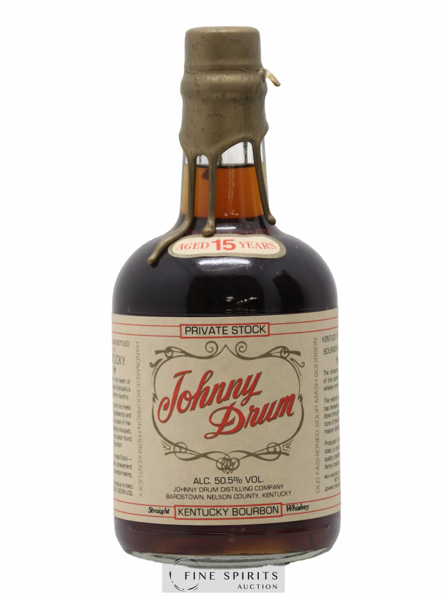 Johnny Drum 15 years Of. Private Stock - Lot de 1 bouteille - 1