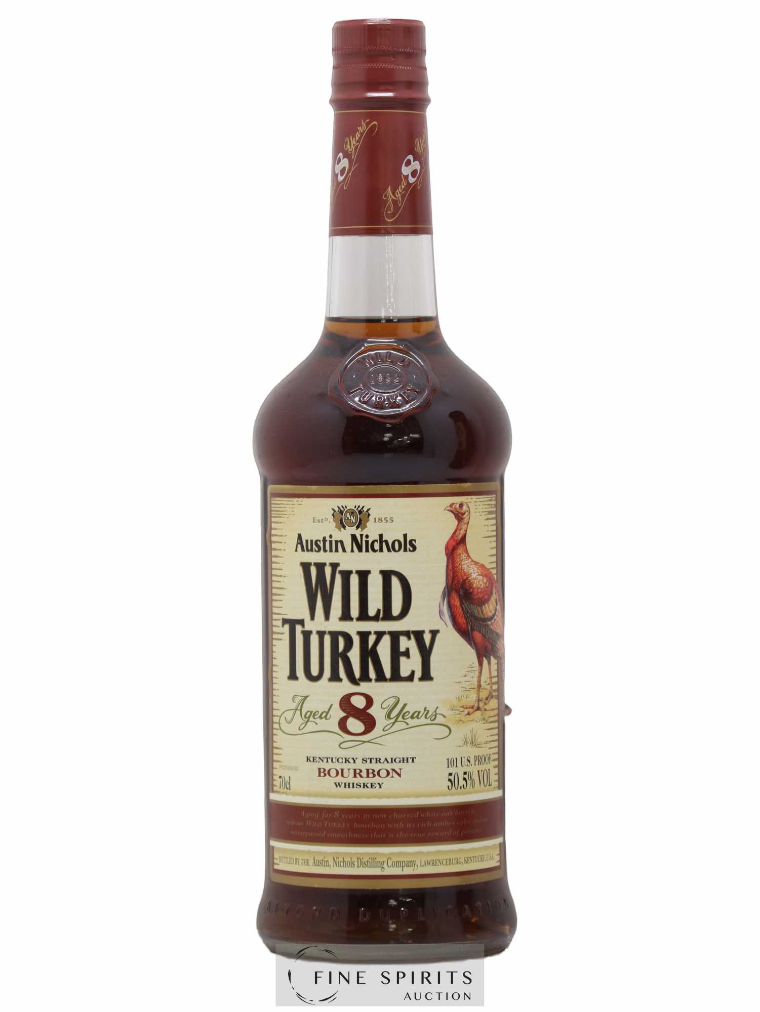 Wild Turkey 8 years Of. Austin Nichols - Lot de 1 bouteille - 1