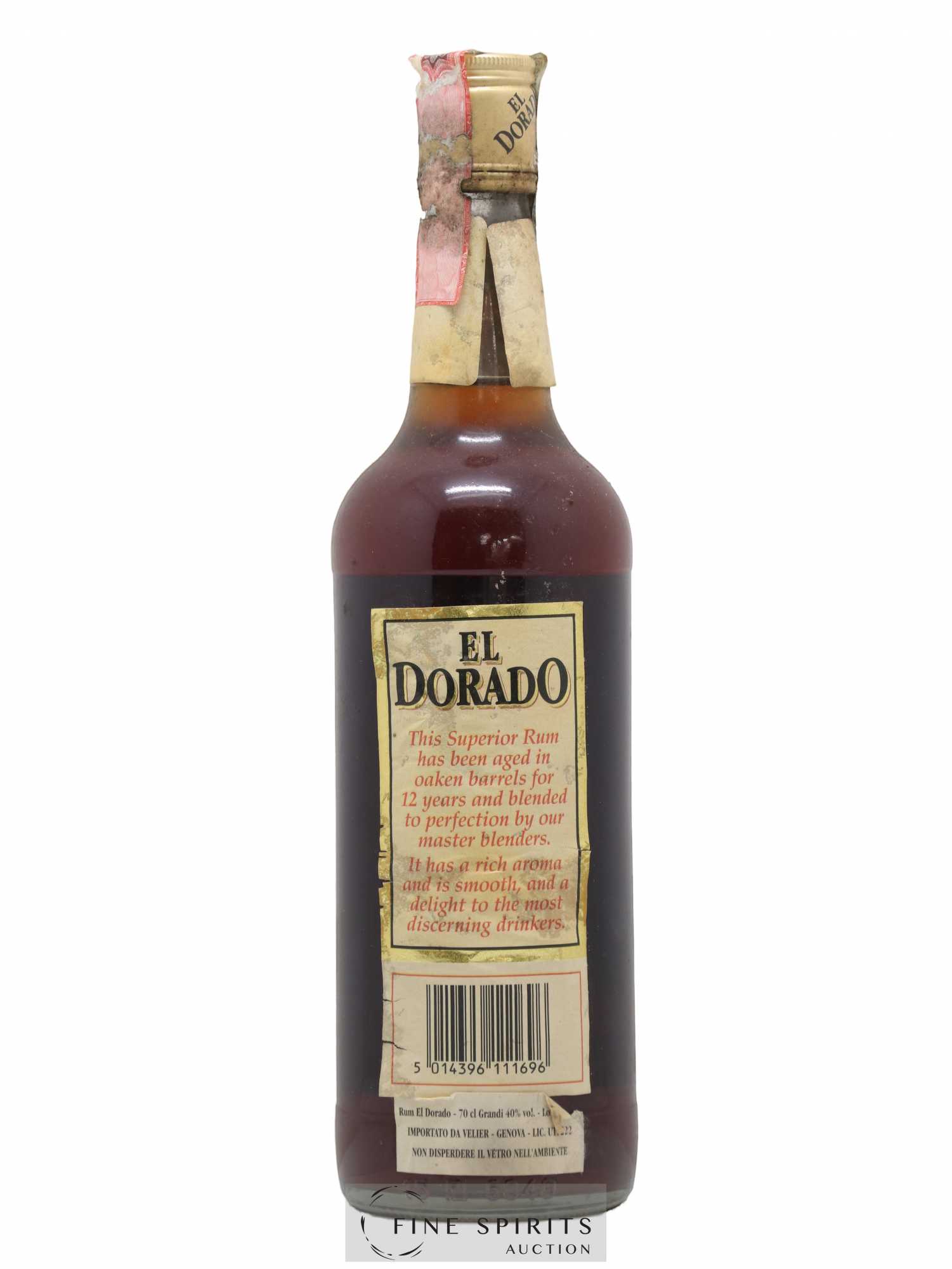 El Dorado 12 years Of. Superior  (no reserve) - Lot of 1 bottle - 1