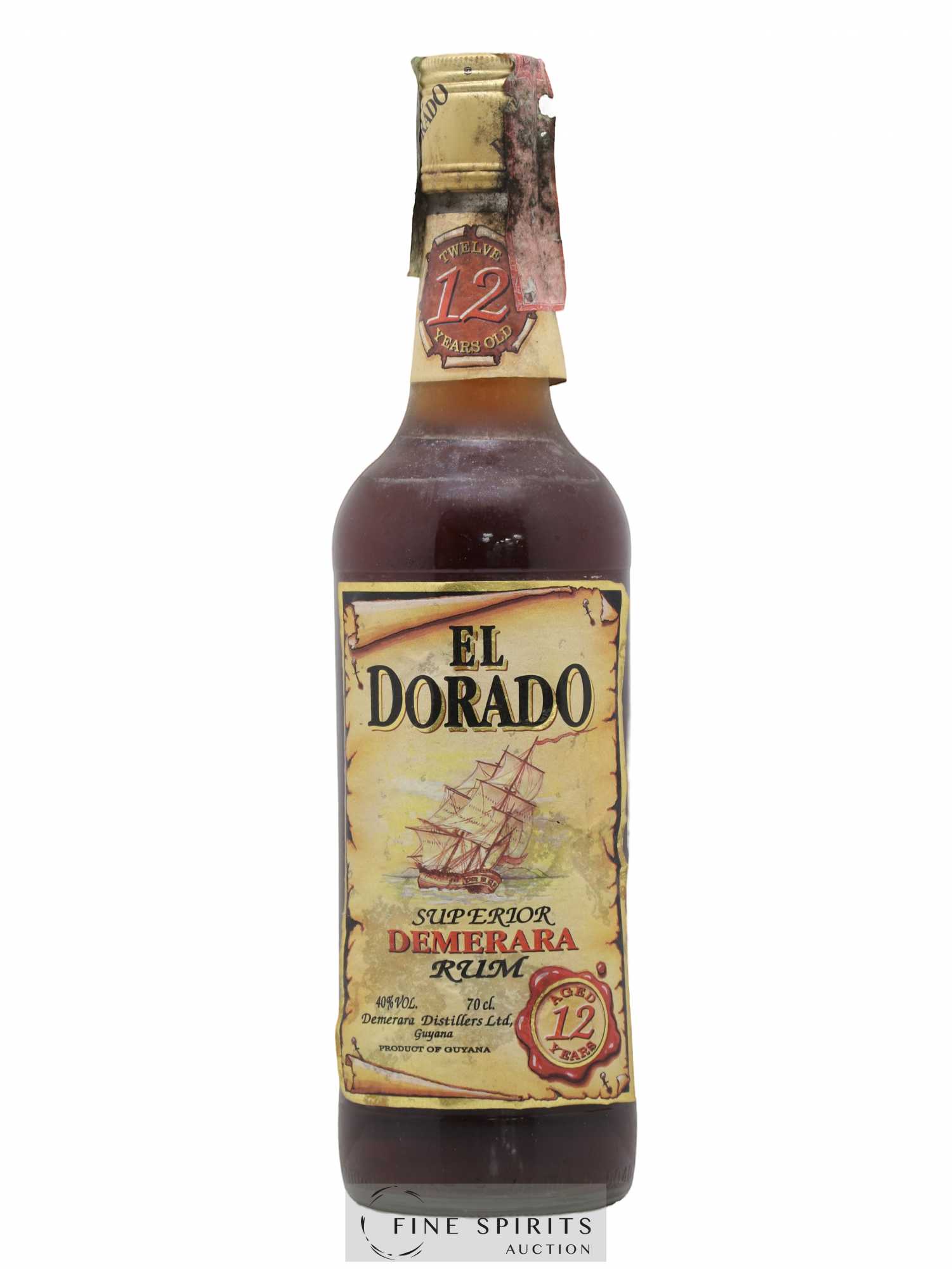El Dorado 12 years Of. Superior - Lot de 1 bouteille - 0