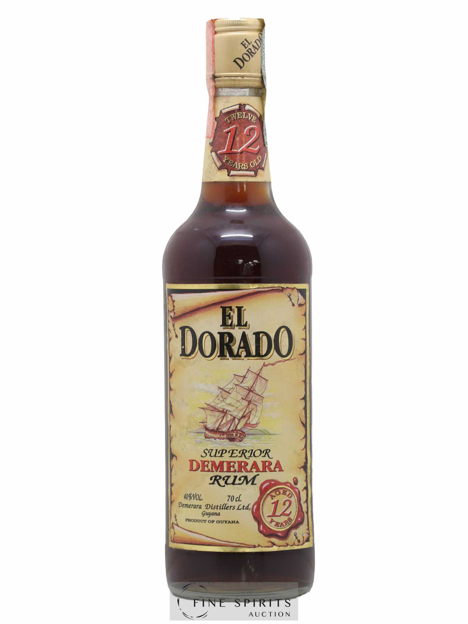 El Dorado 12 years Of. Superior - Lot de 1 bouteille - 0