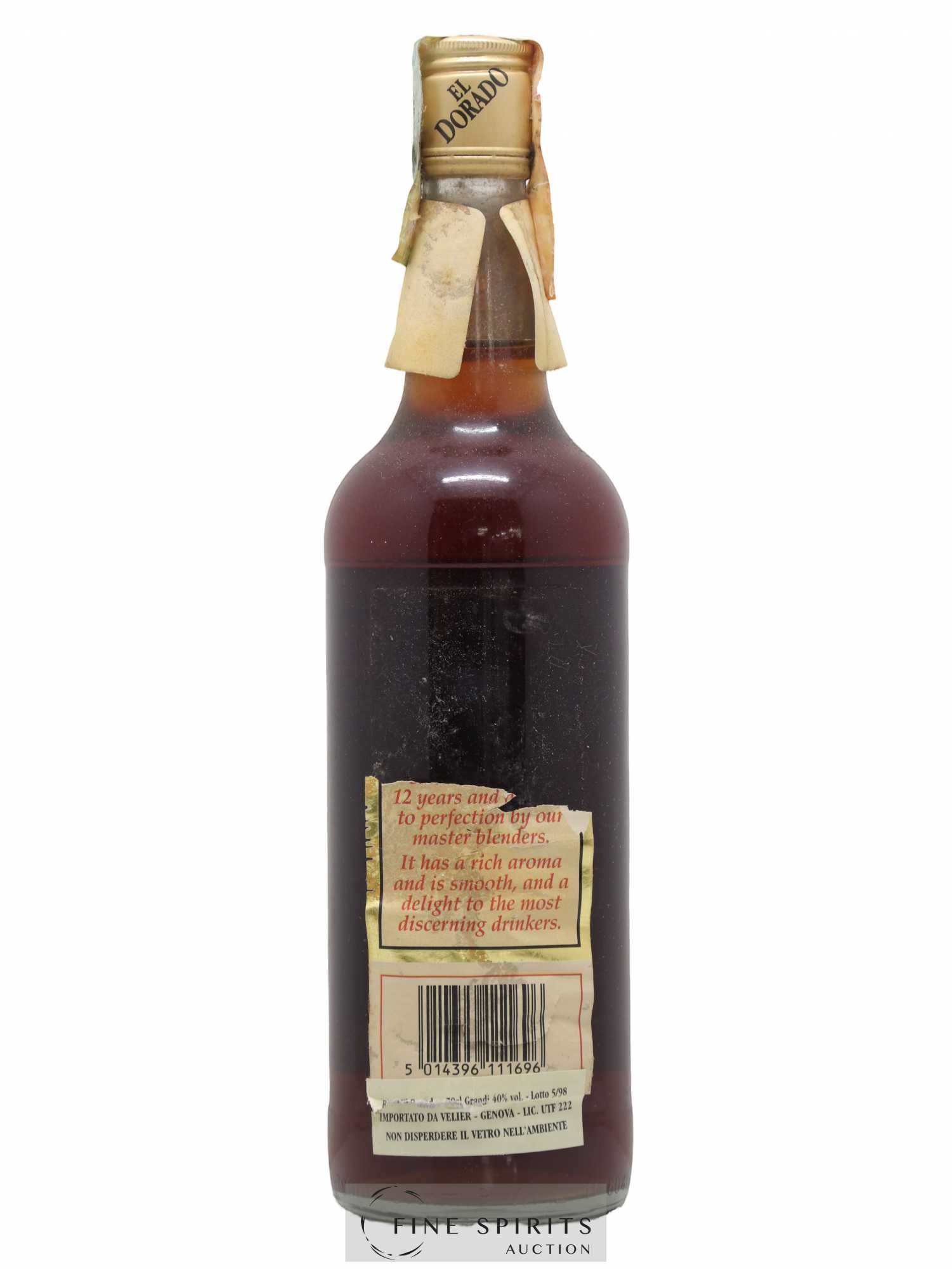 El Dorado 12 years Of. Superior - Posten von 1 Flasche - 1
