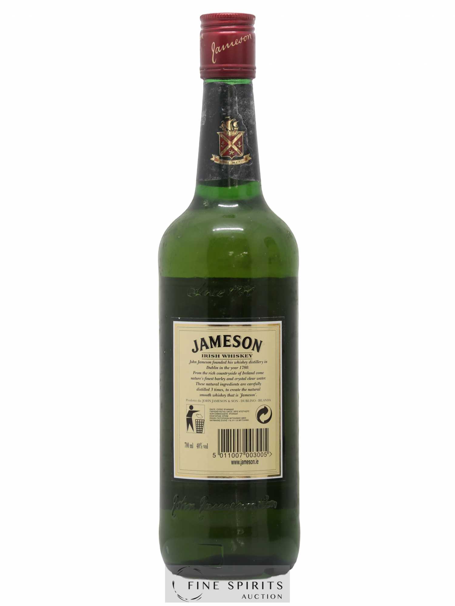 Jameson Of. Triple Distilled - Lot of 1 bottle - 2