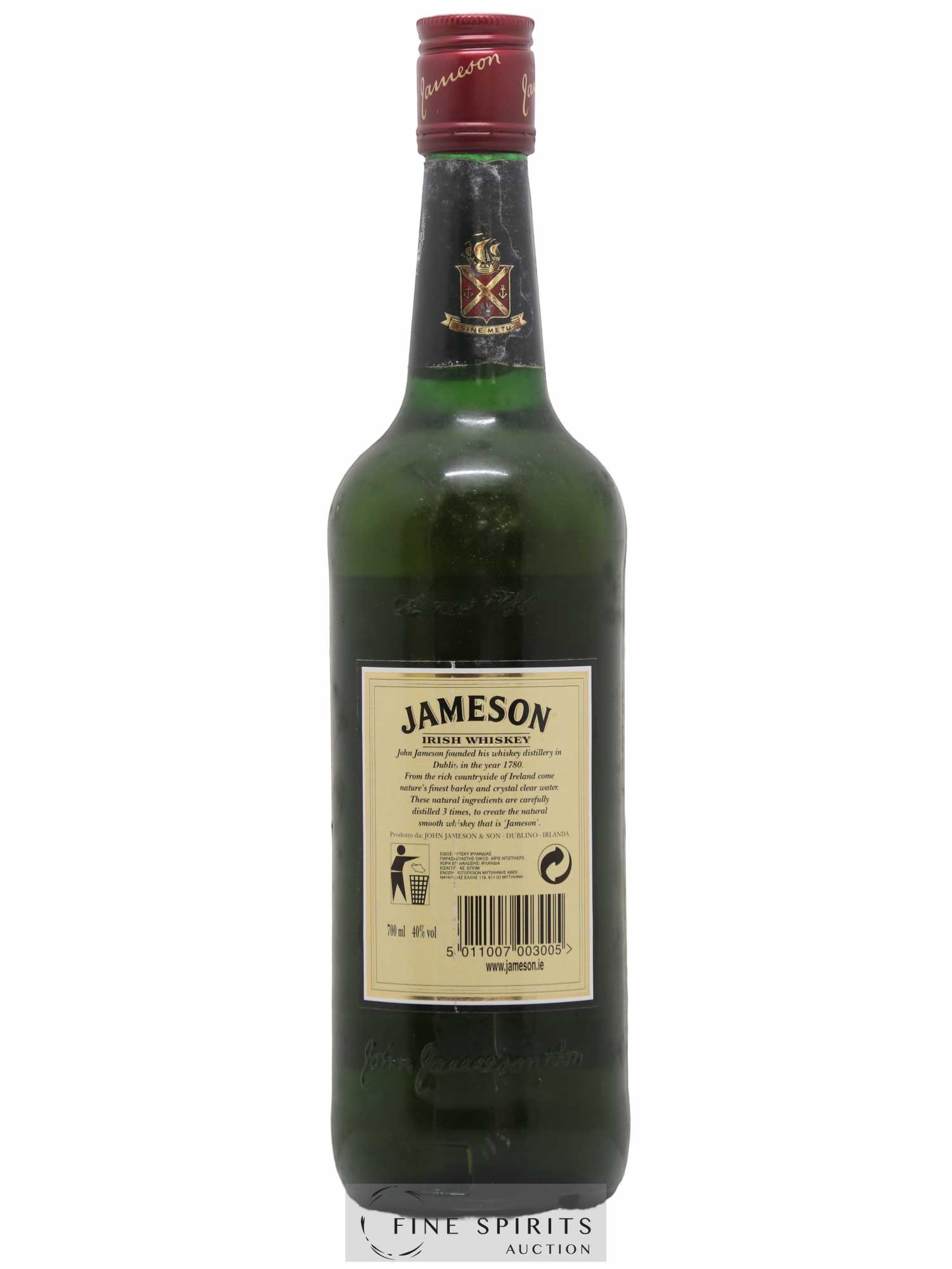 Jameson Of. Triple Distilled - Lot of 1 bottle - 2