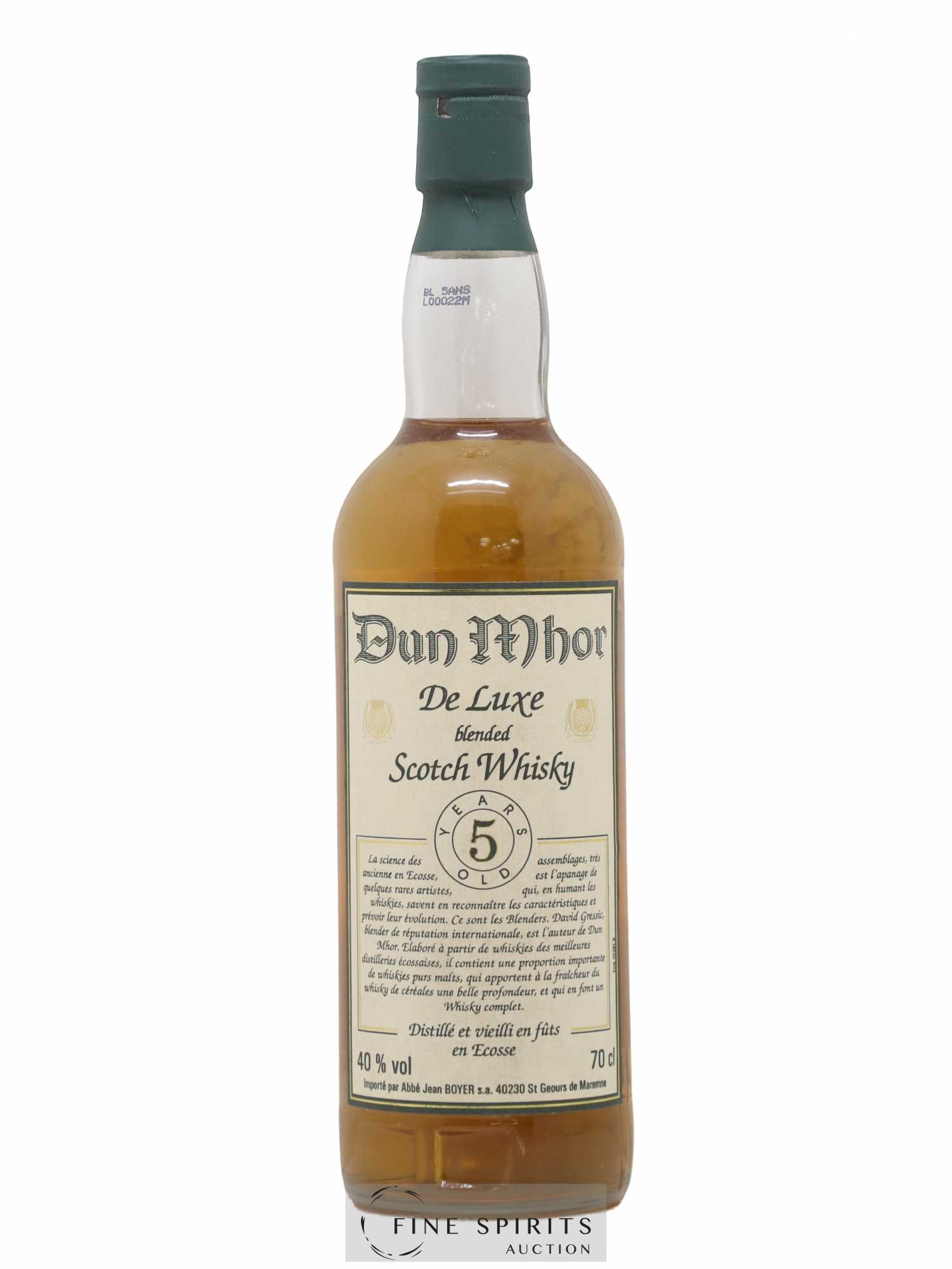 Dun Mhor 5 years Jean Boyer De Luxe - Lot de 1 bouteille - 1