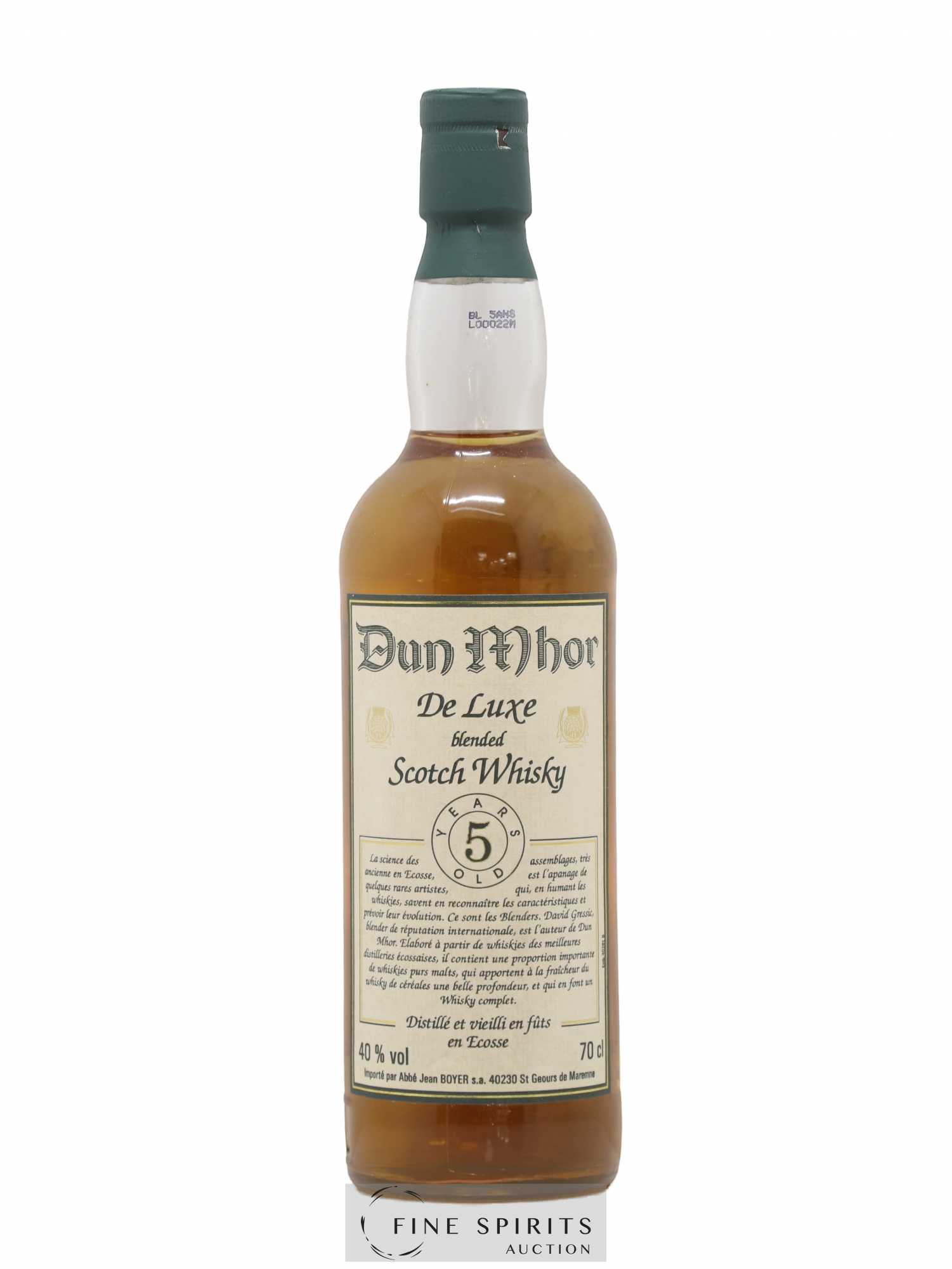Dun Mhor 5 years Jean Boyer De Luxe - Lot de 1 bouteille - 1