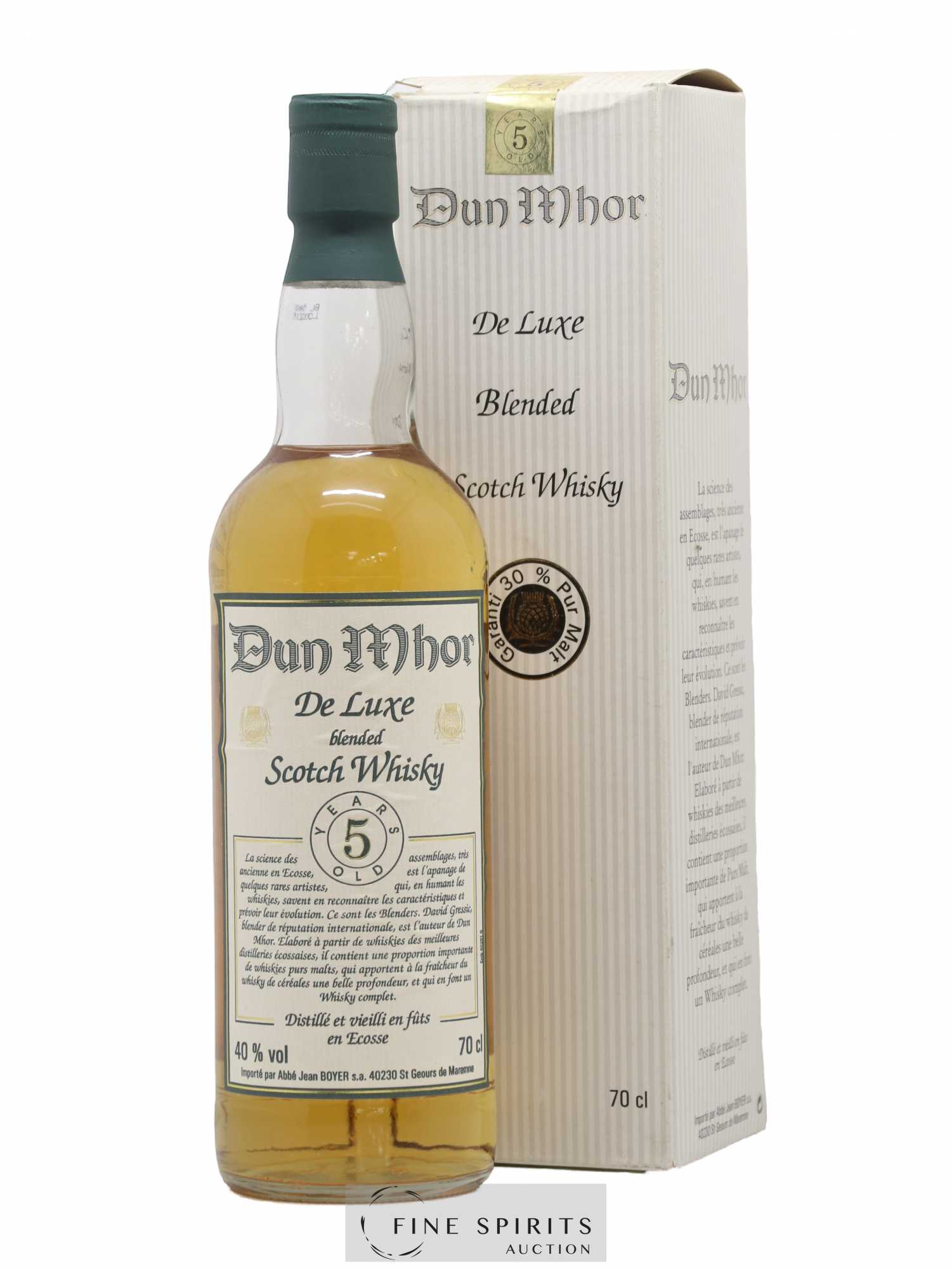 Dun Mhor 5 years Jean Boyer De Luxe - Posten von 1 Flasche - 0