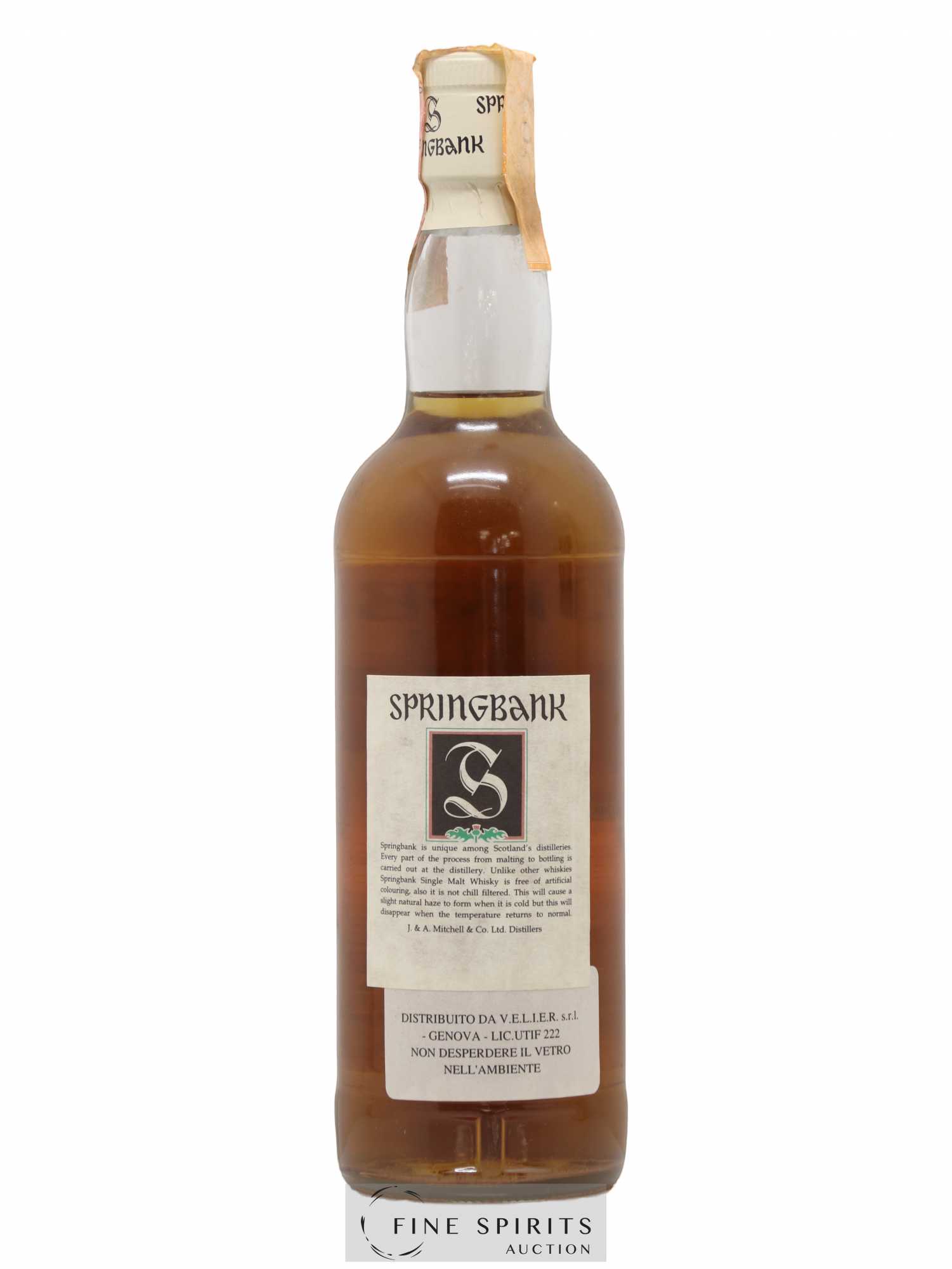 Springbank Of. C.V. White label - Posten von 1 Flasche - 2