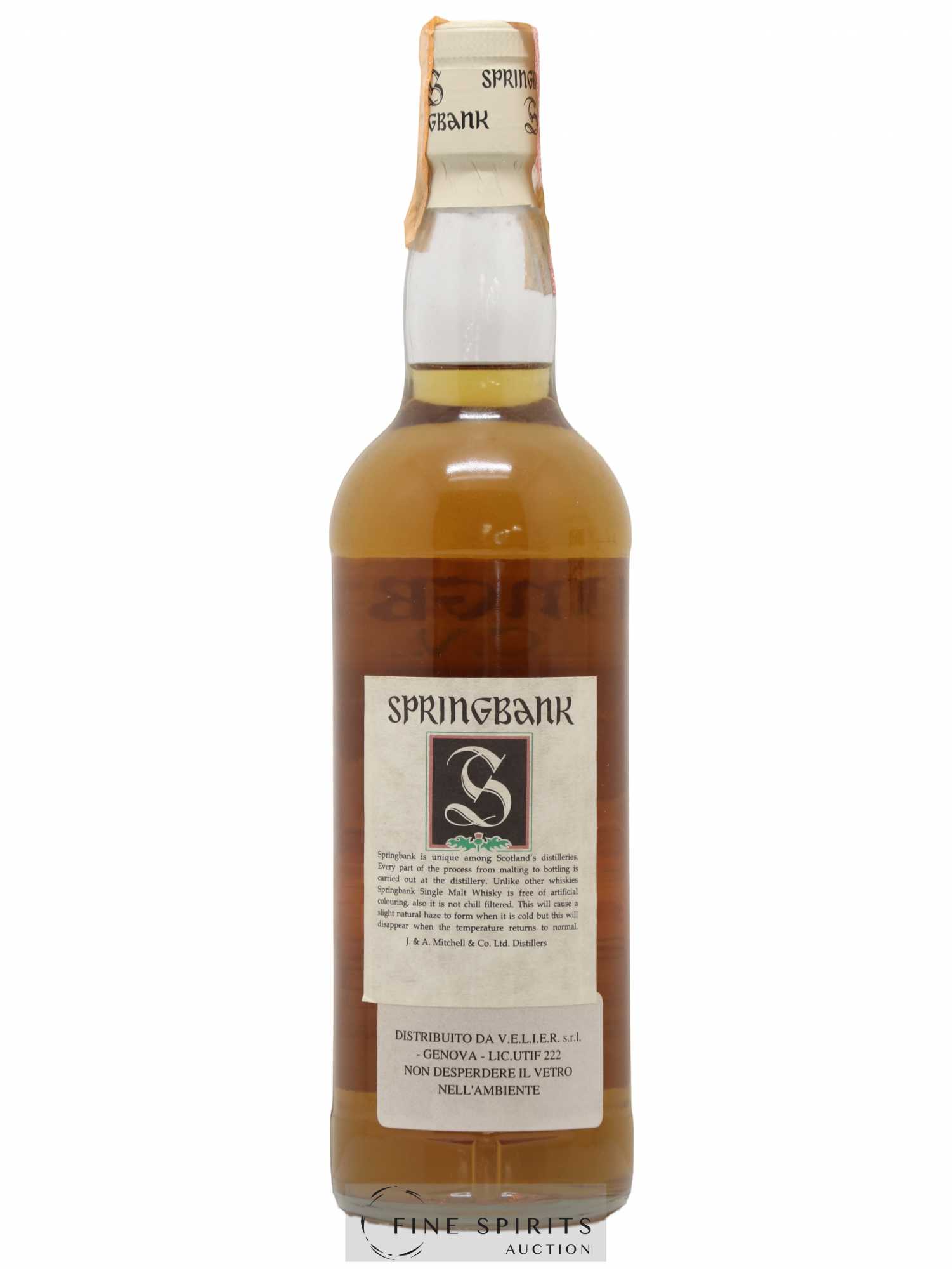 Springbank Of. C.V. White label - Posten von 1 Flasche - 2