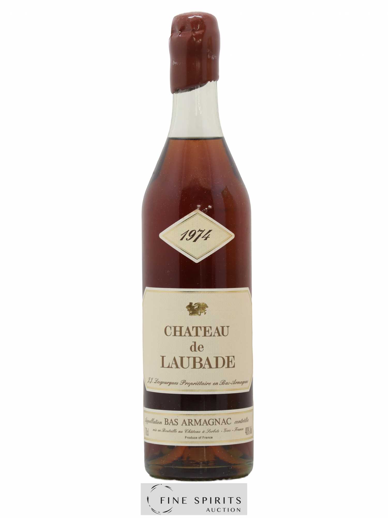 Château de Laubade 1974 Of. bottled 1999 - Lot de 1 bouteille - 1