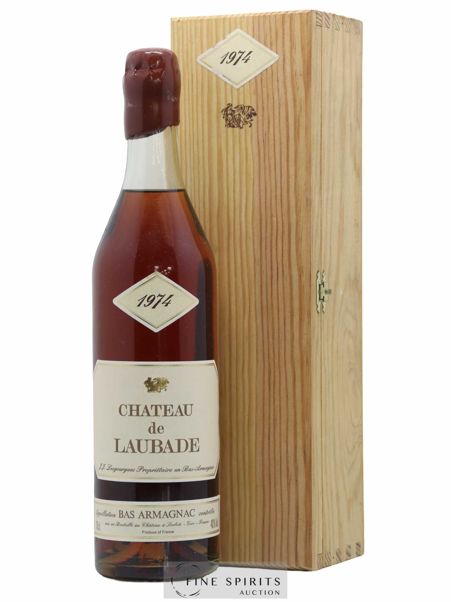 Château de Laubade 1974 Of. bottled 1999 - Lot de 1 bouteille - 0