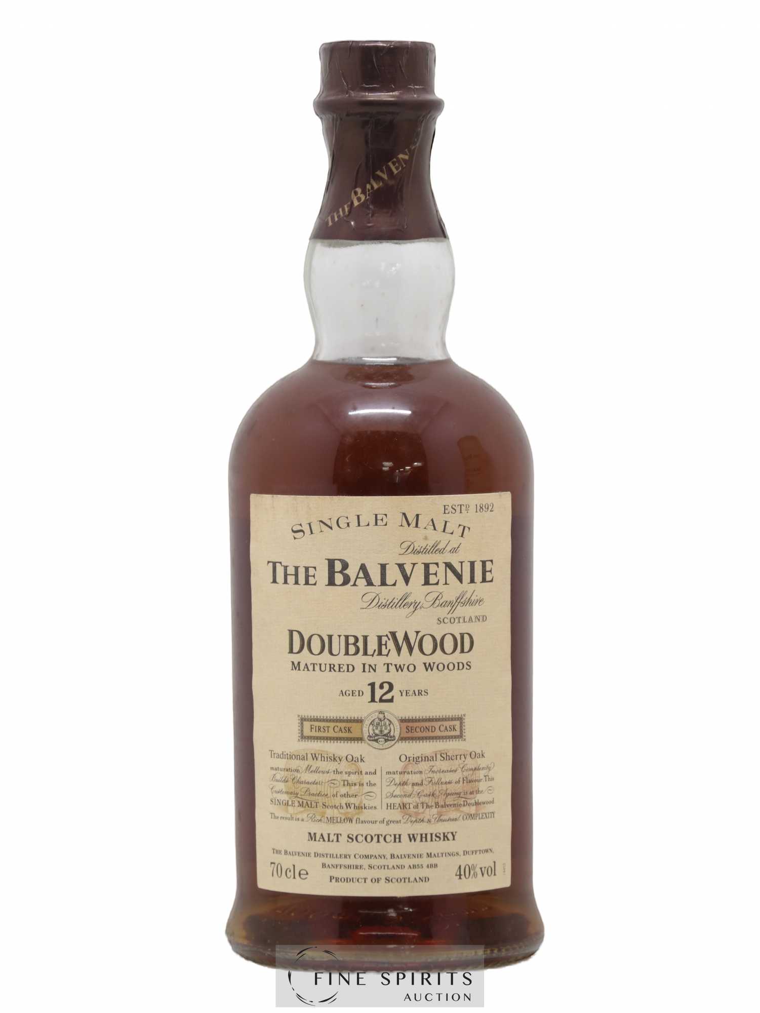 Balvenie (The) 12 years Of. Double Wood (70cl.) - Lot de 1 bouteille - 1