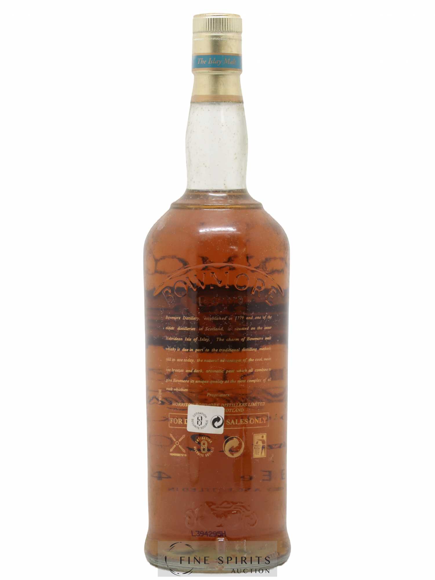 Bowmore 12 years Of. (100cl.) - Lot de 1 bouteille - 2
