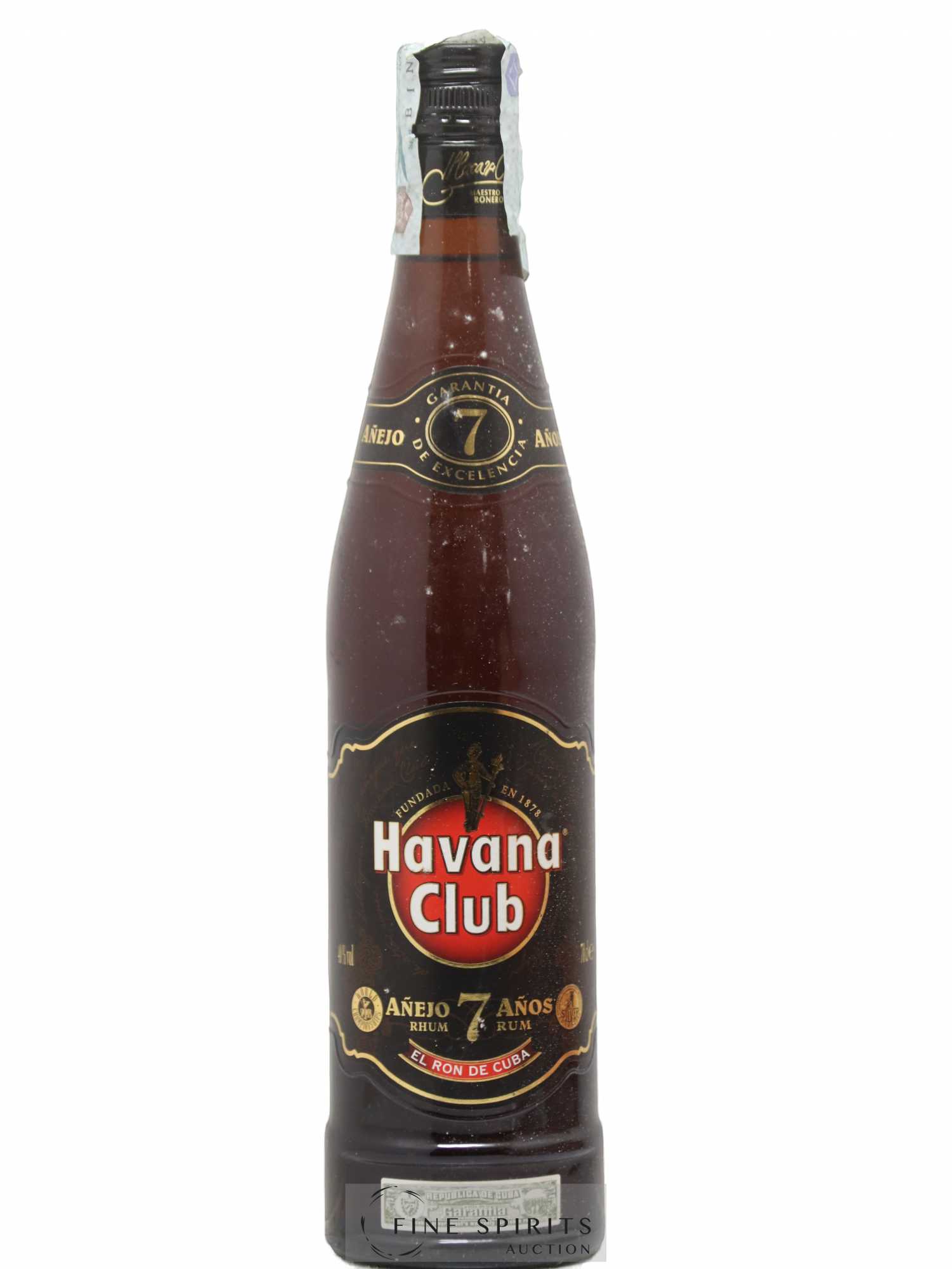 Havana Club 7 years Of. Anejo - Lot de 1 bouteille - 0