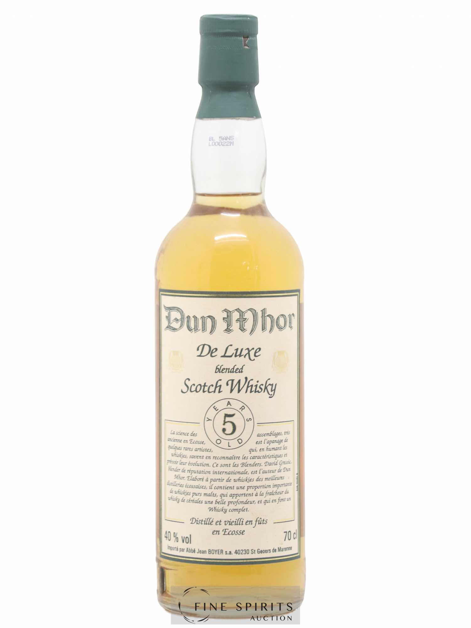 Dun Mhor 5 years Jean Boyer De Luxe - Lot de 1 bouteille - 1