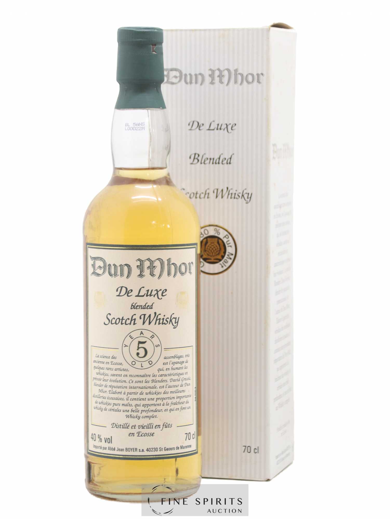 Dun Mhor 5 years Jean Boyer De Luxe - Lot de 1 bouteille - 0