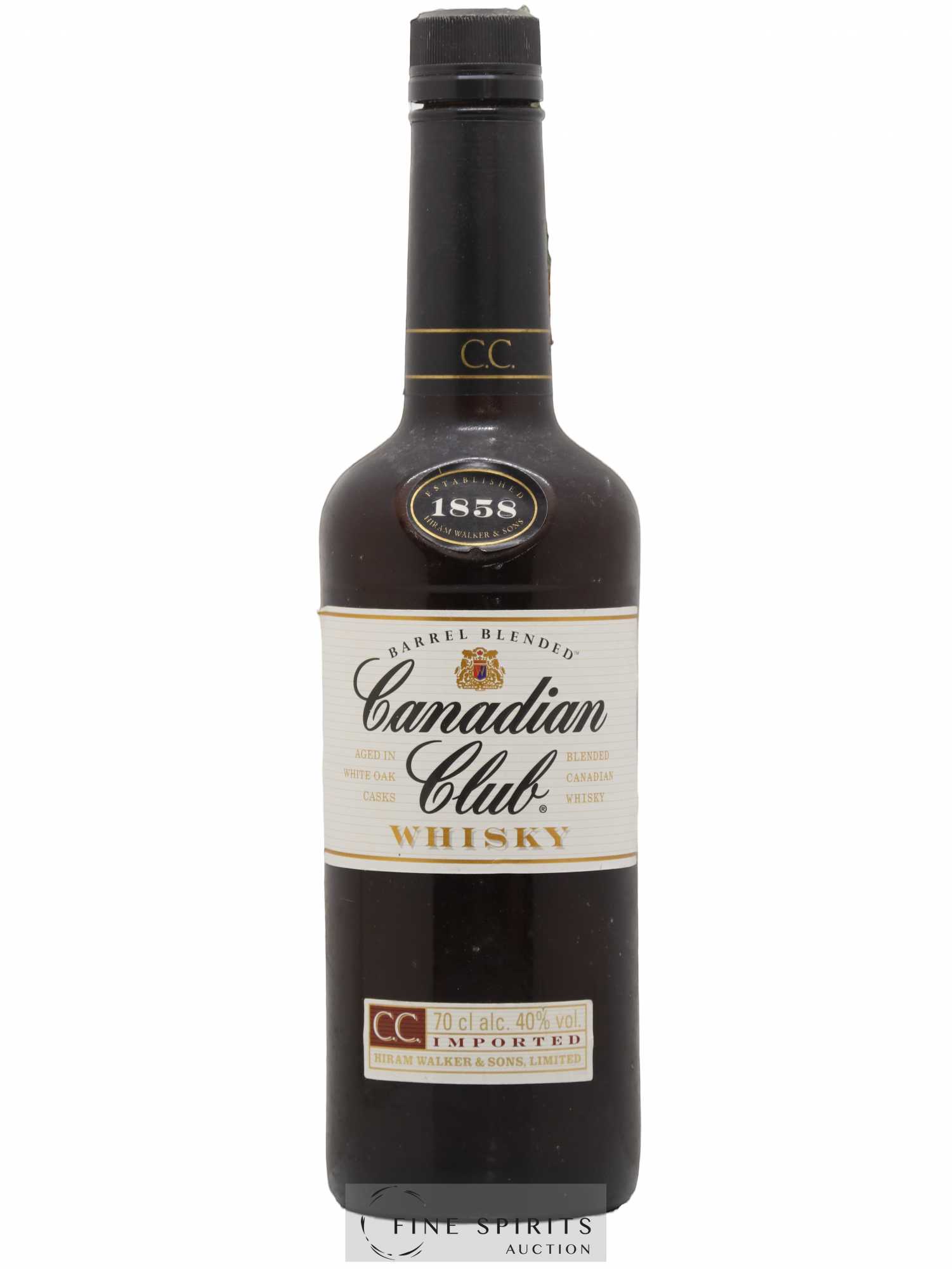 Canadian Club Of. Barrel Blended C.C. Imported (70cl.) - Lot de 1 bouteille - 0
