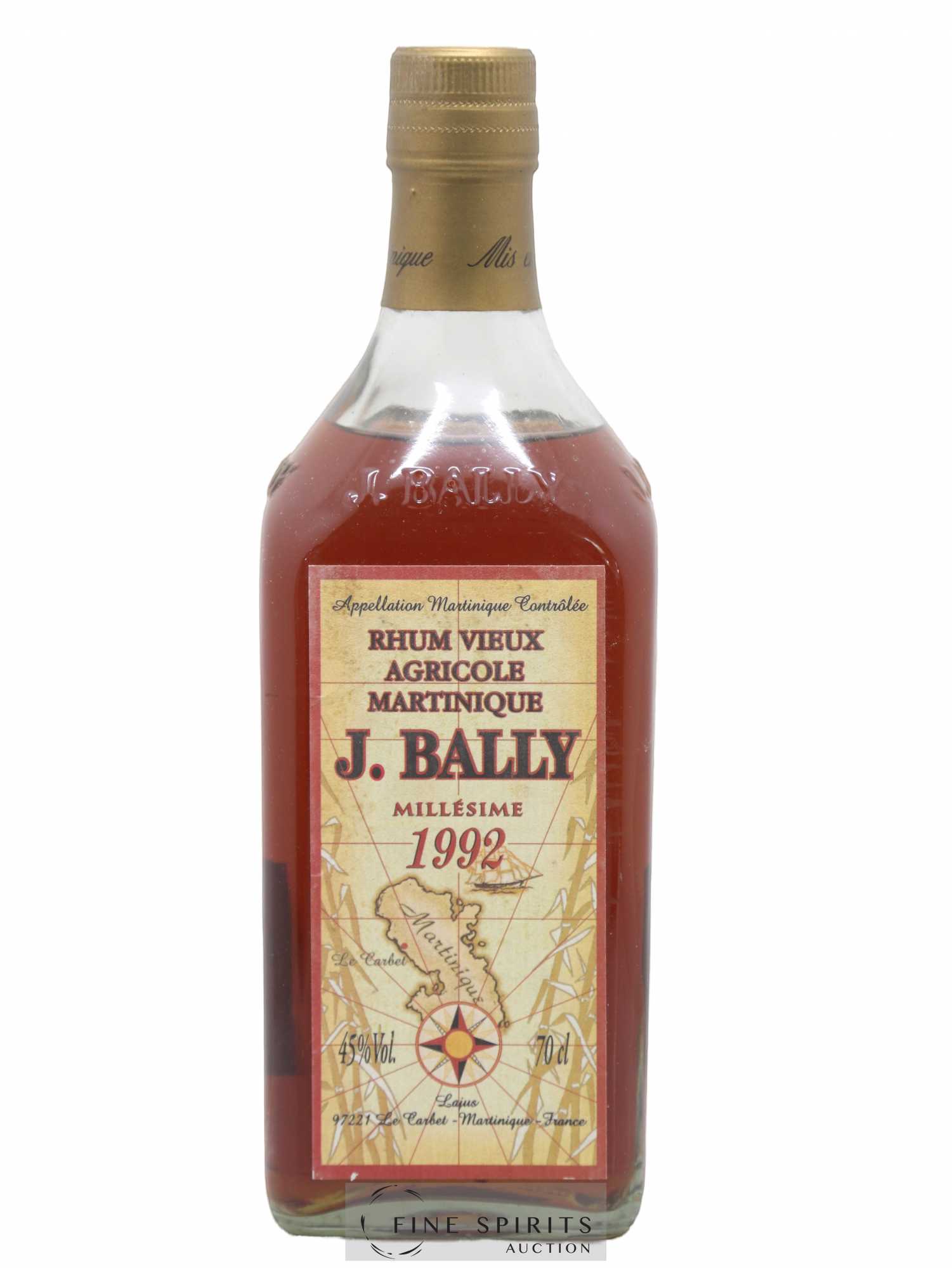 J. Bally 1992 Of. - Posten von 1 Flasche - 1