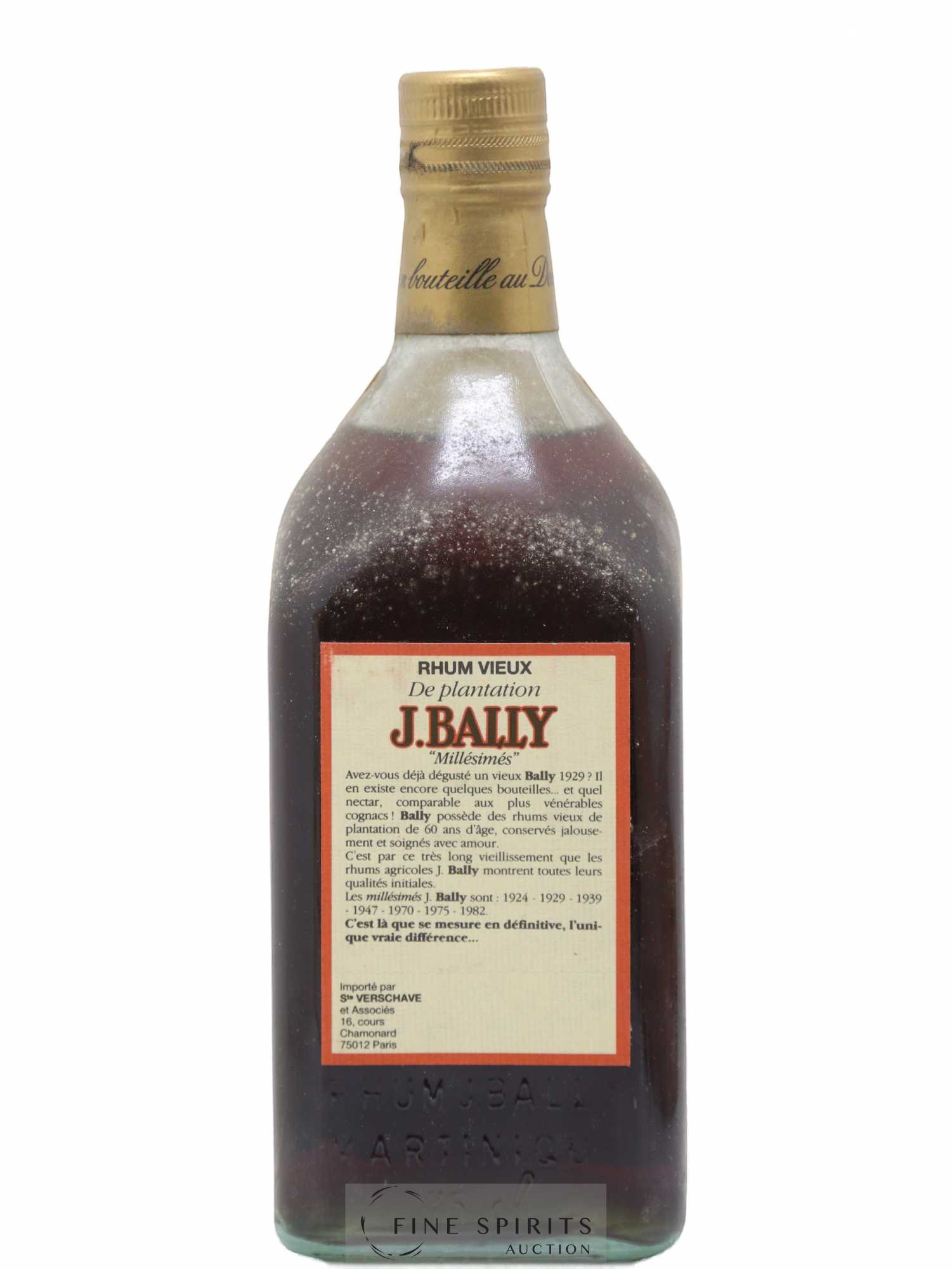 J. Bally 1966 Of. Plantations Lajus du Carbet - Lot de 1 bouteille - 2