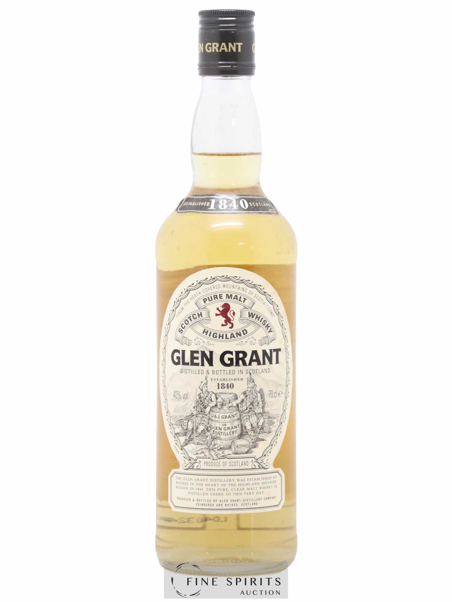 Glen Grant Of. Pure Malt White label - Lot de 1 bouteille - 0