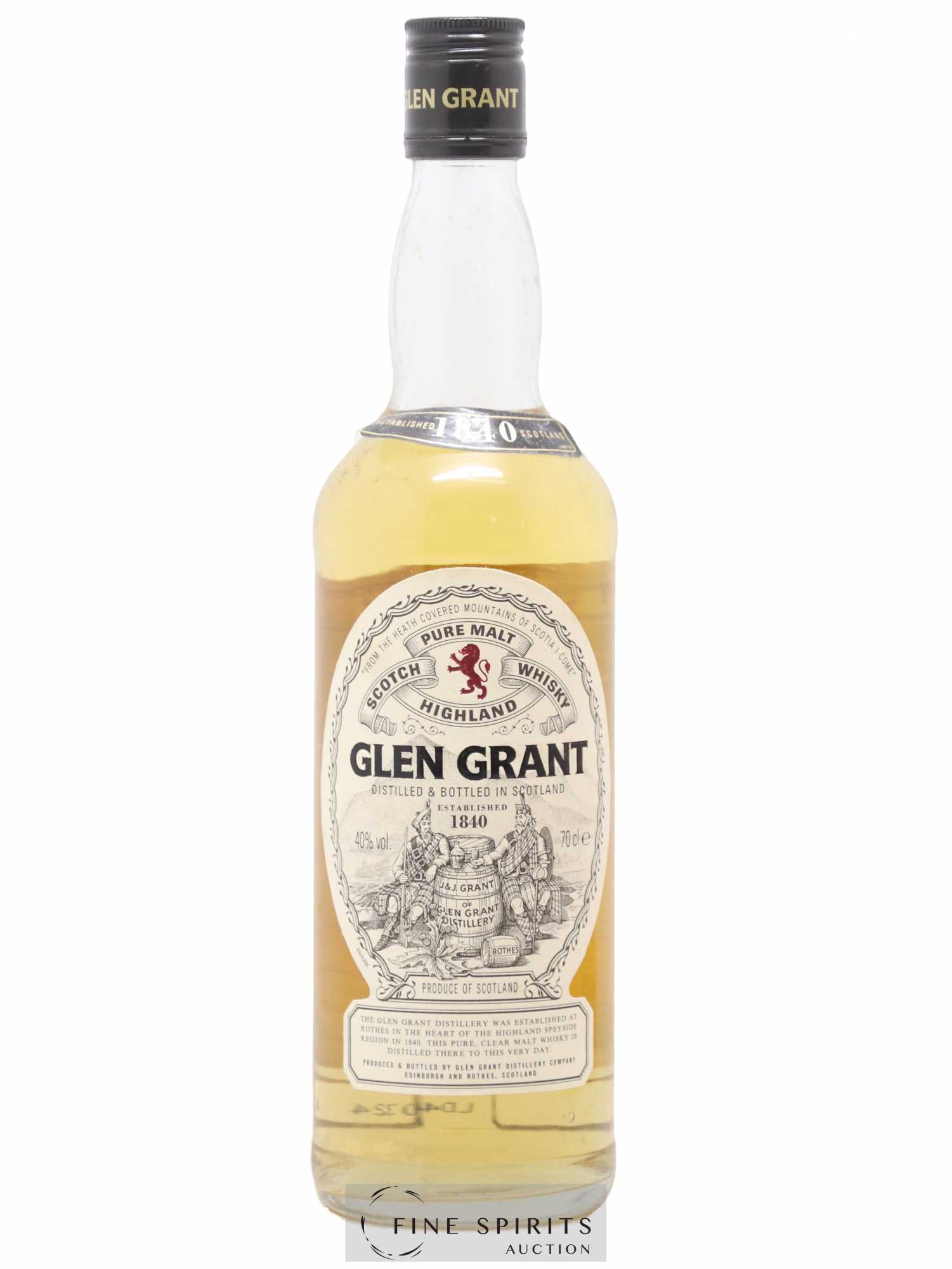 Glen Grant Of. Pure Malt White label - Lot de 1 bouteille - 0