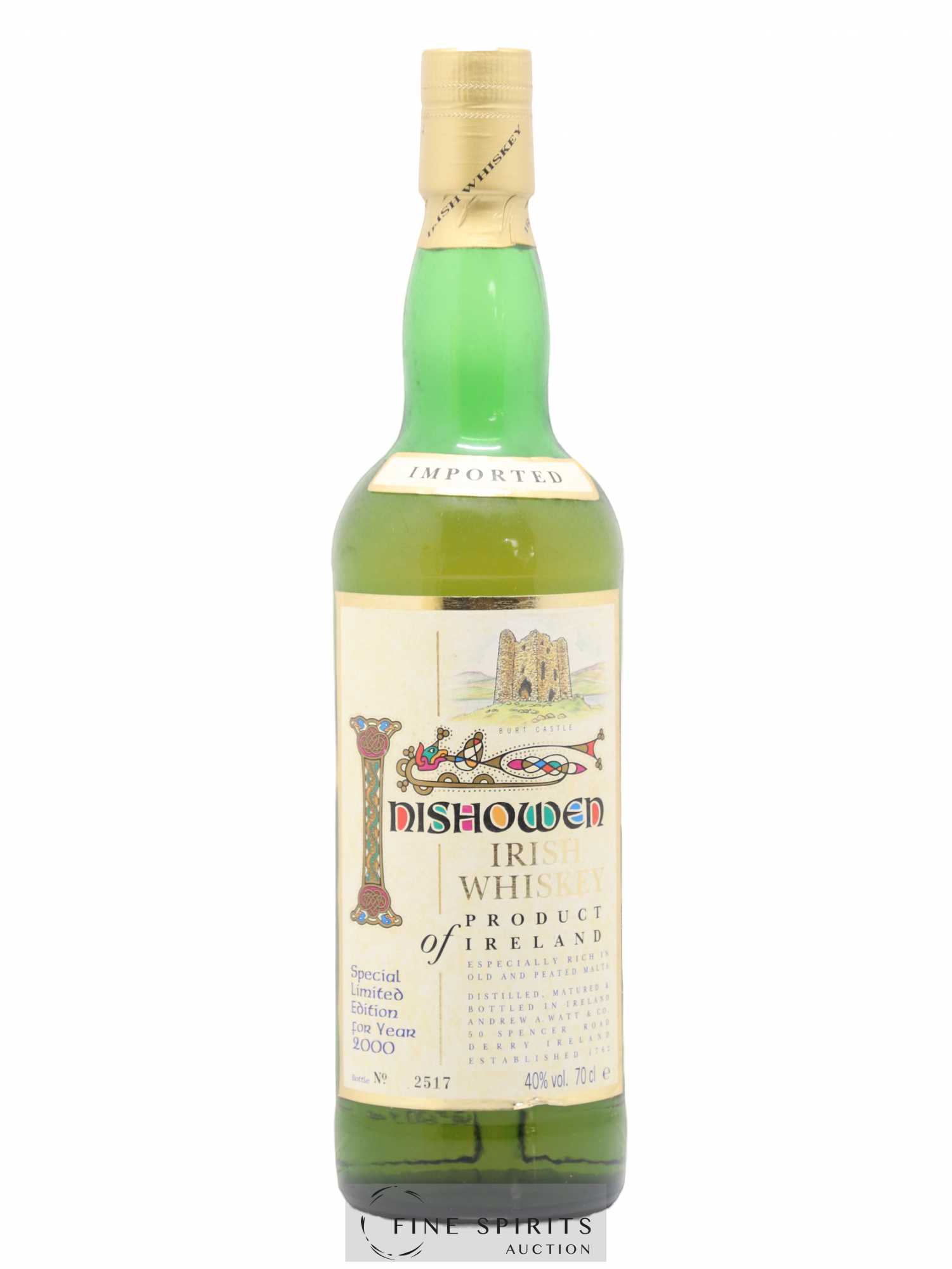 Inishowen Of. Special Limited Edition for Year 2000 - Lot de 1 bouteille - 1