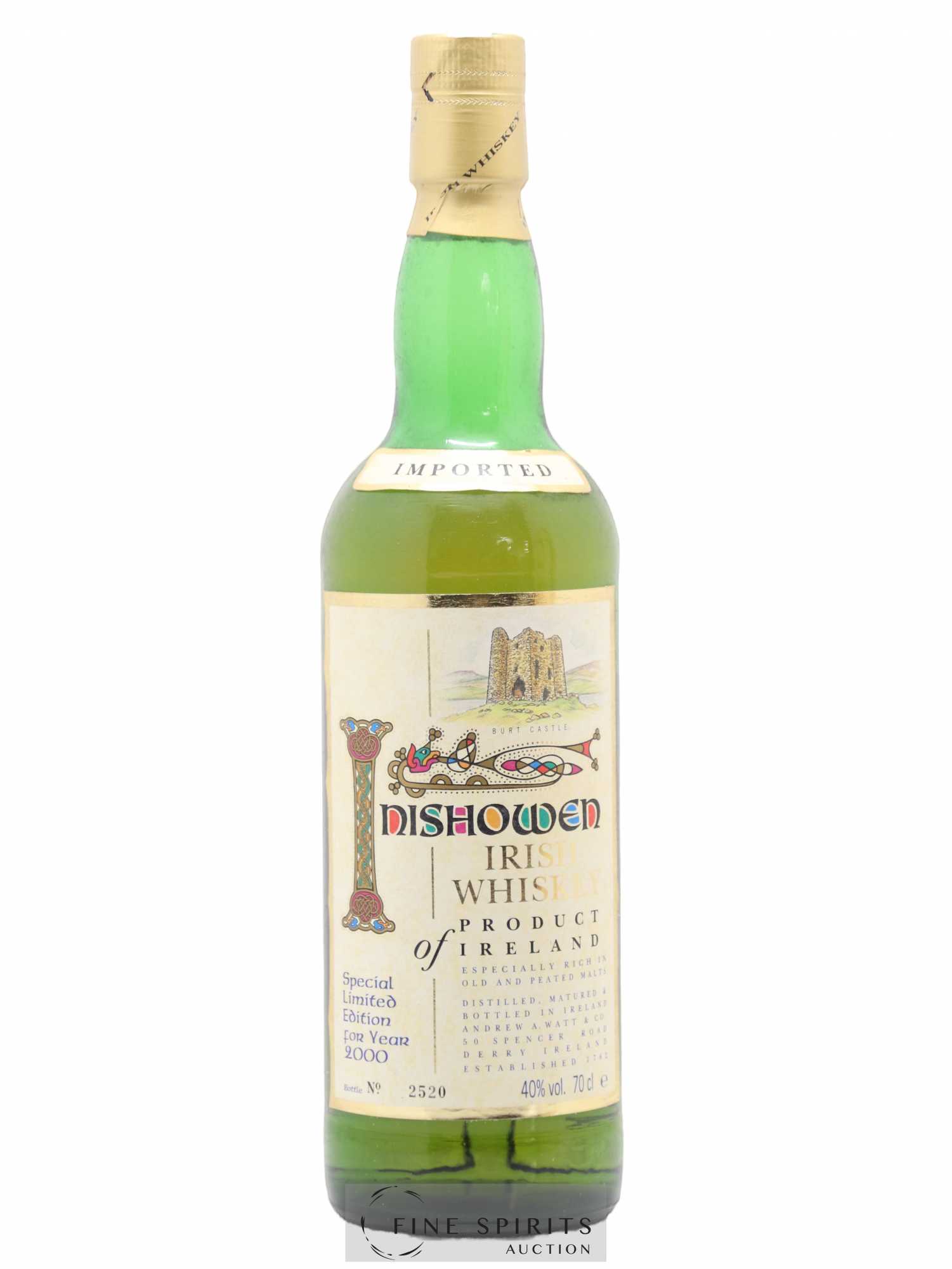 Inishowen Of. Special Limited Edition for Year 2000 - Posten von 1 Flasche - 1