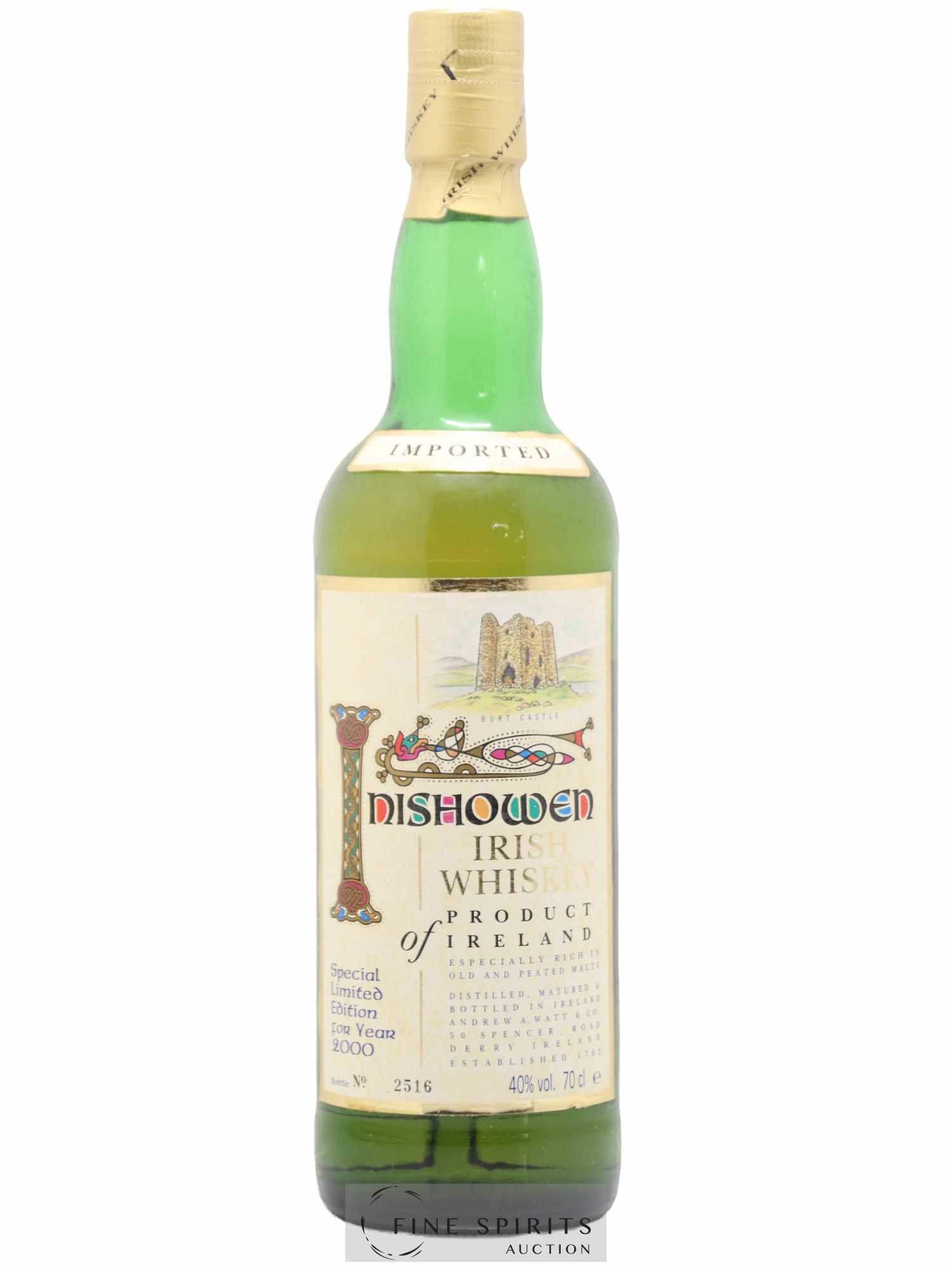 Inishowen Of. Special Limited Edition for Year 2000 - Posten von 1 Flasche - 1