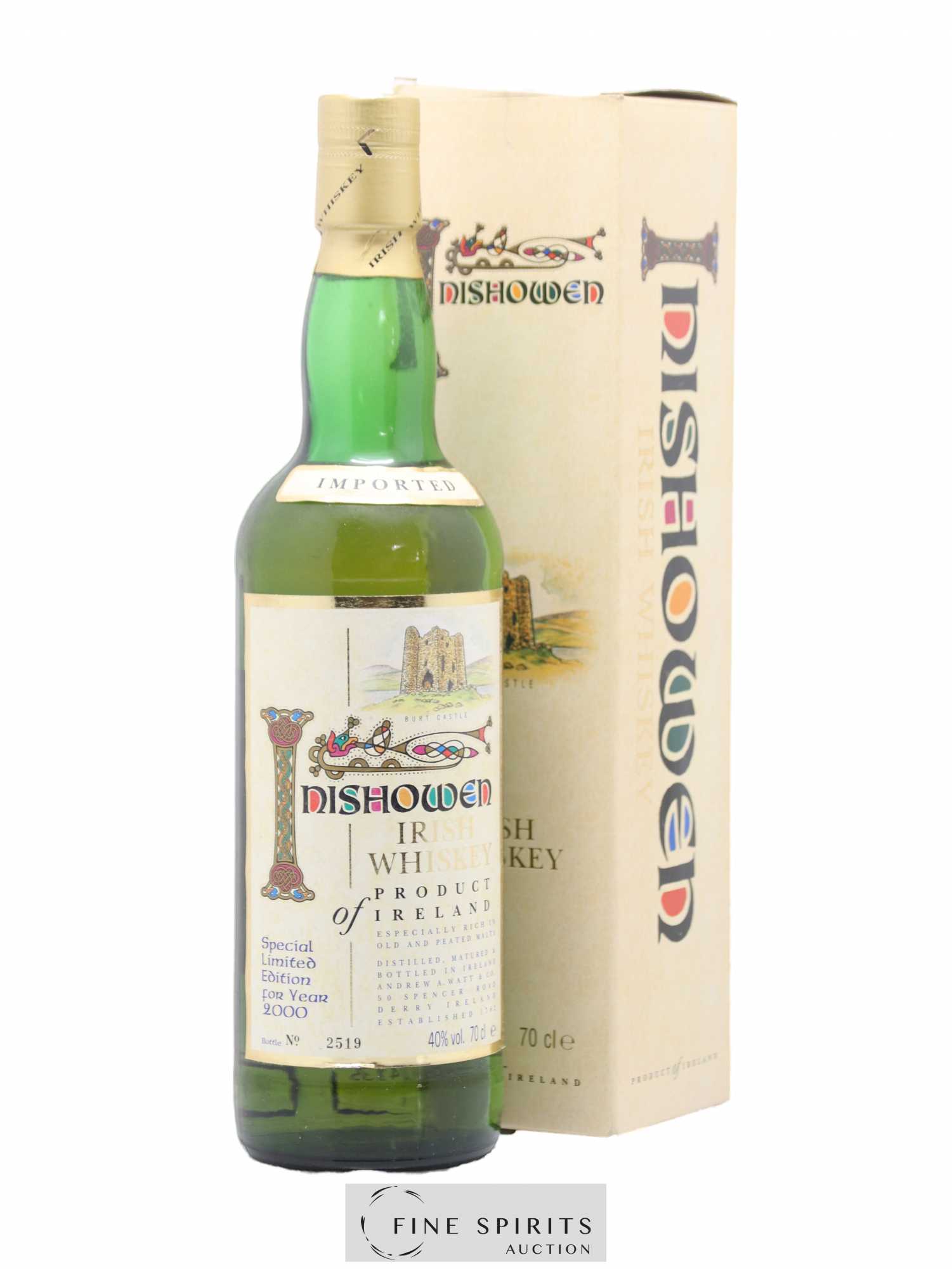 Inishowen Of. Special Limited Edition for Year 2000 - Posten von 1 Flasche - 0