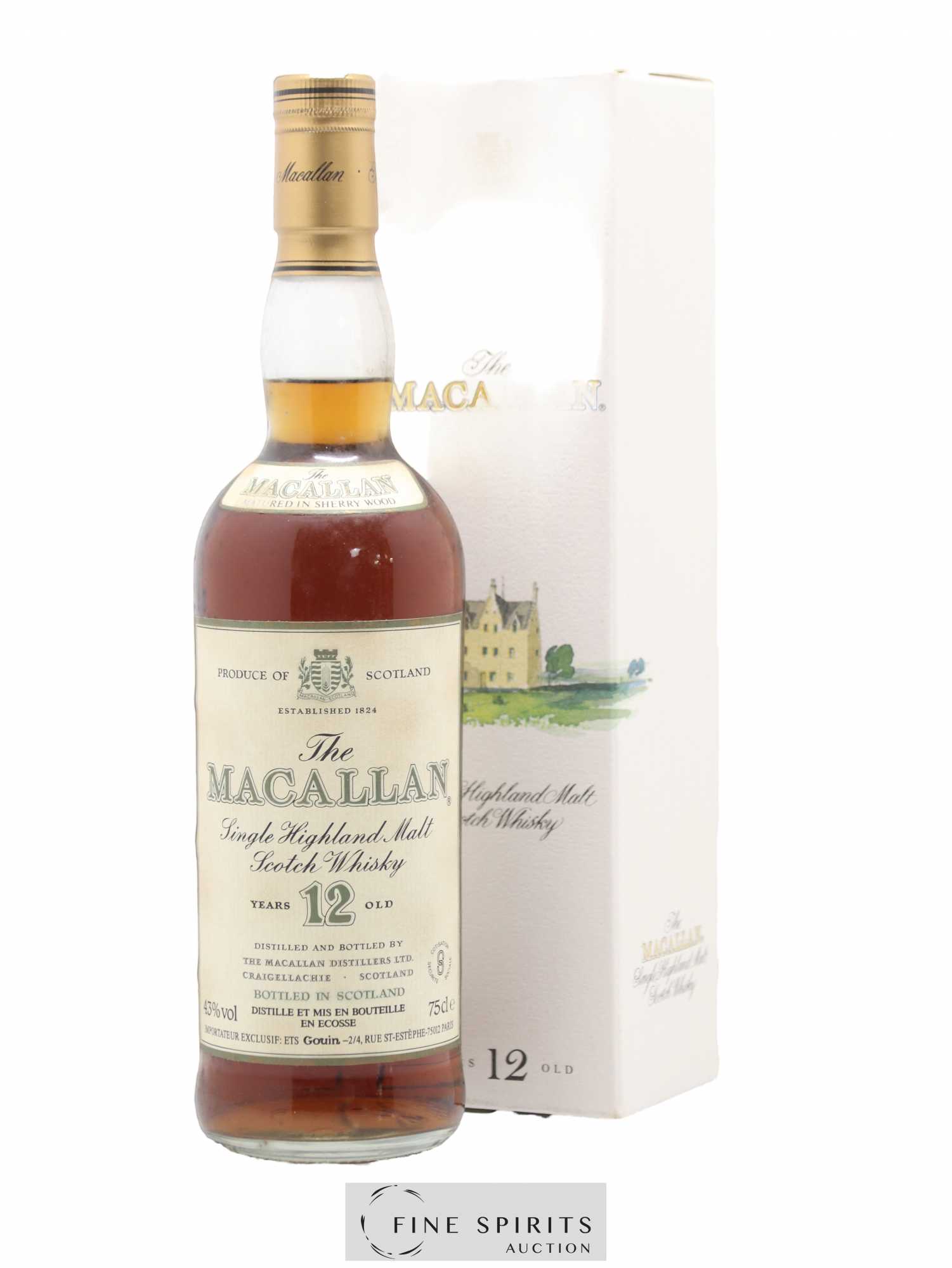 Macallan (The) 12 years Of. Sherry Wood Matured Ets Gouin Import - Lot de 1 bouteille - 0