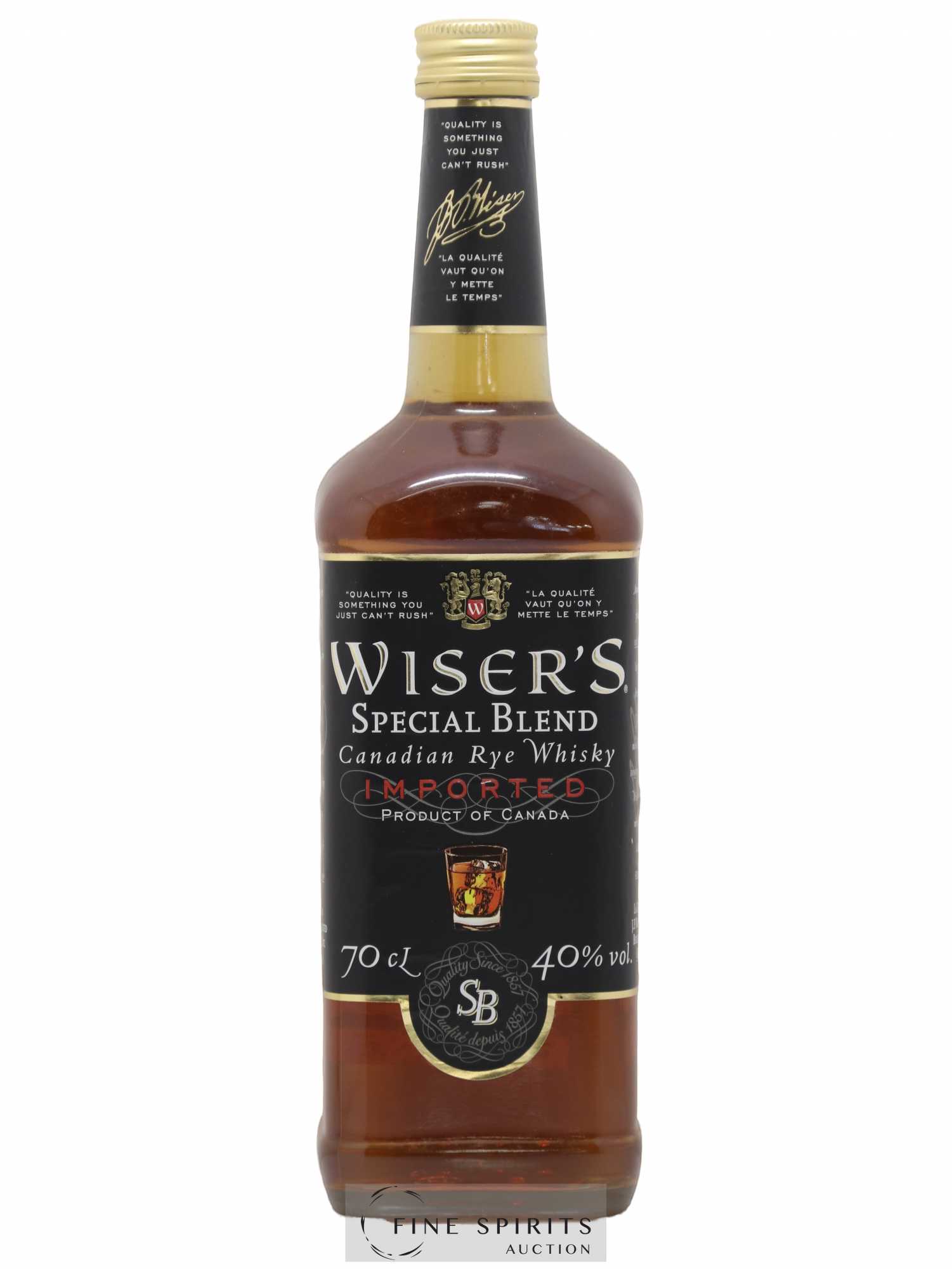 Wiser's Of. Special Blend Imported (sans prix de réserve) - Lot de 1 bouteille - 0