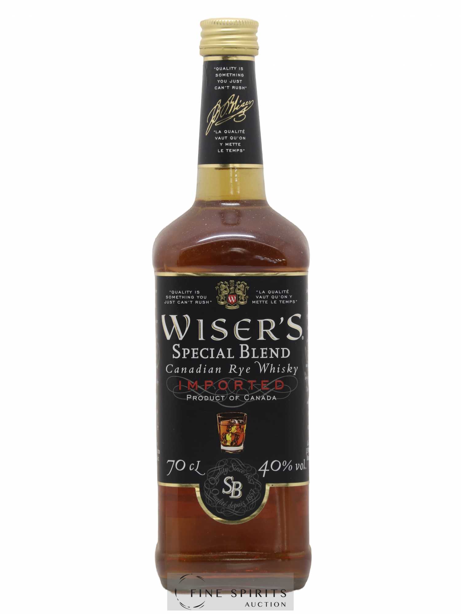 Wiser's Of. Special Blend Imported (sans prix de réserve) - Lot de 1 bouteille - 0