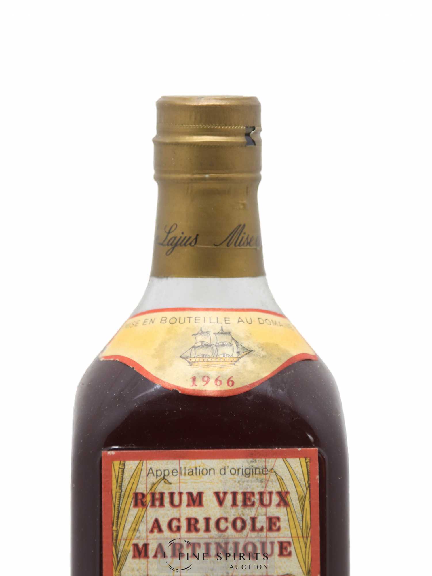 J. Bally 1966 Of. Plantations Lajus du Carbet - Lot de 1 bouteille - 1