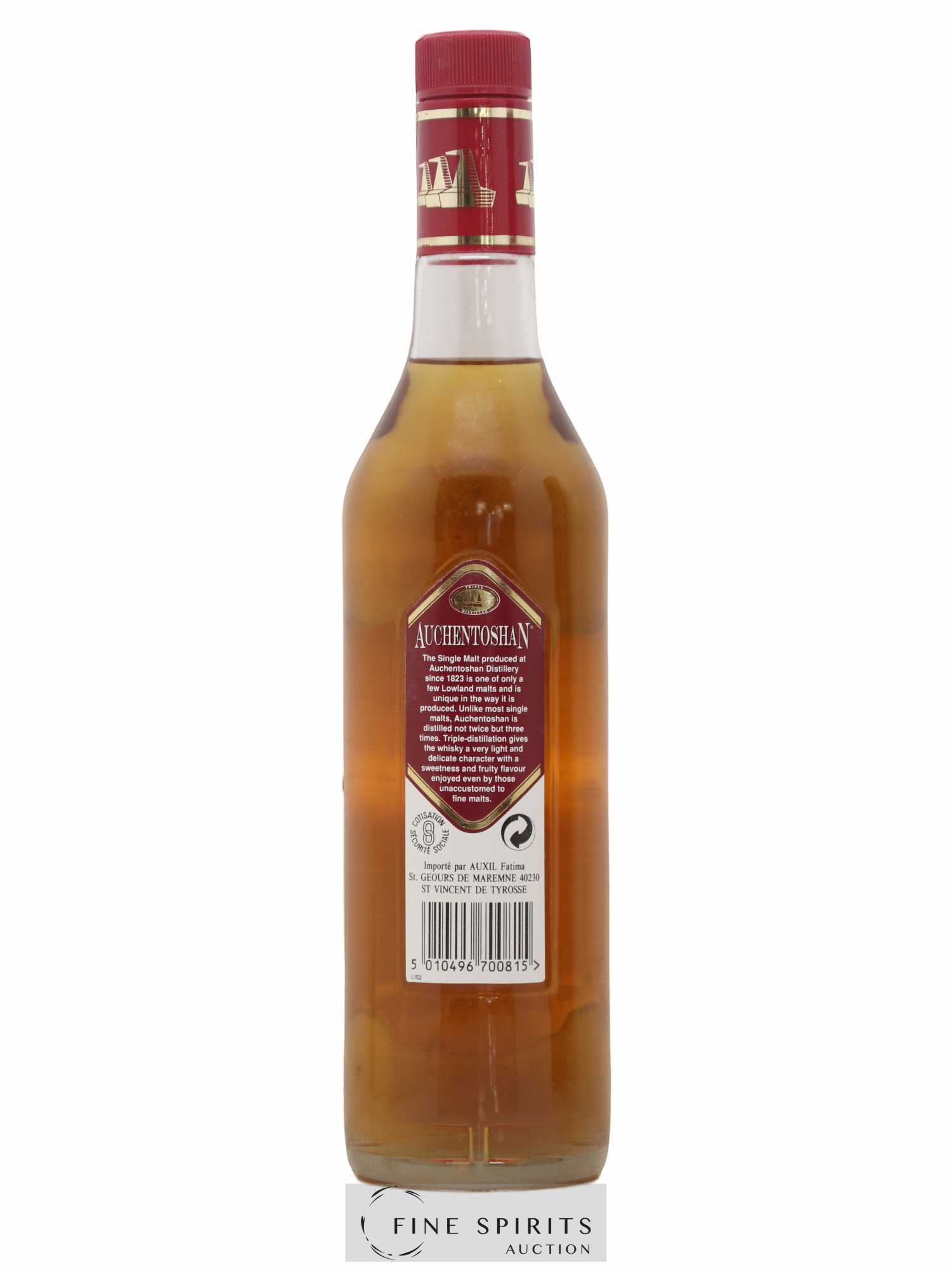 Auchentoshan 10 years Of. Triple Distilled - Lot de 1 bouteille - 2