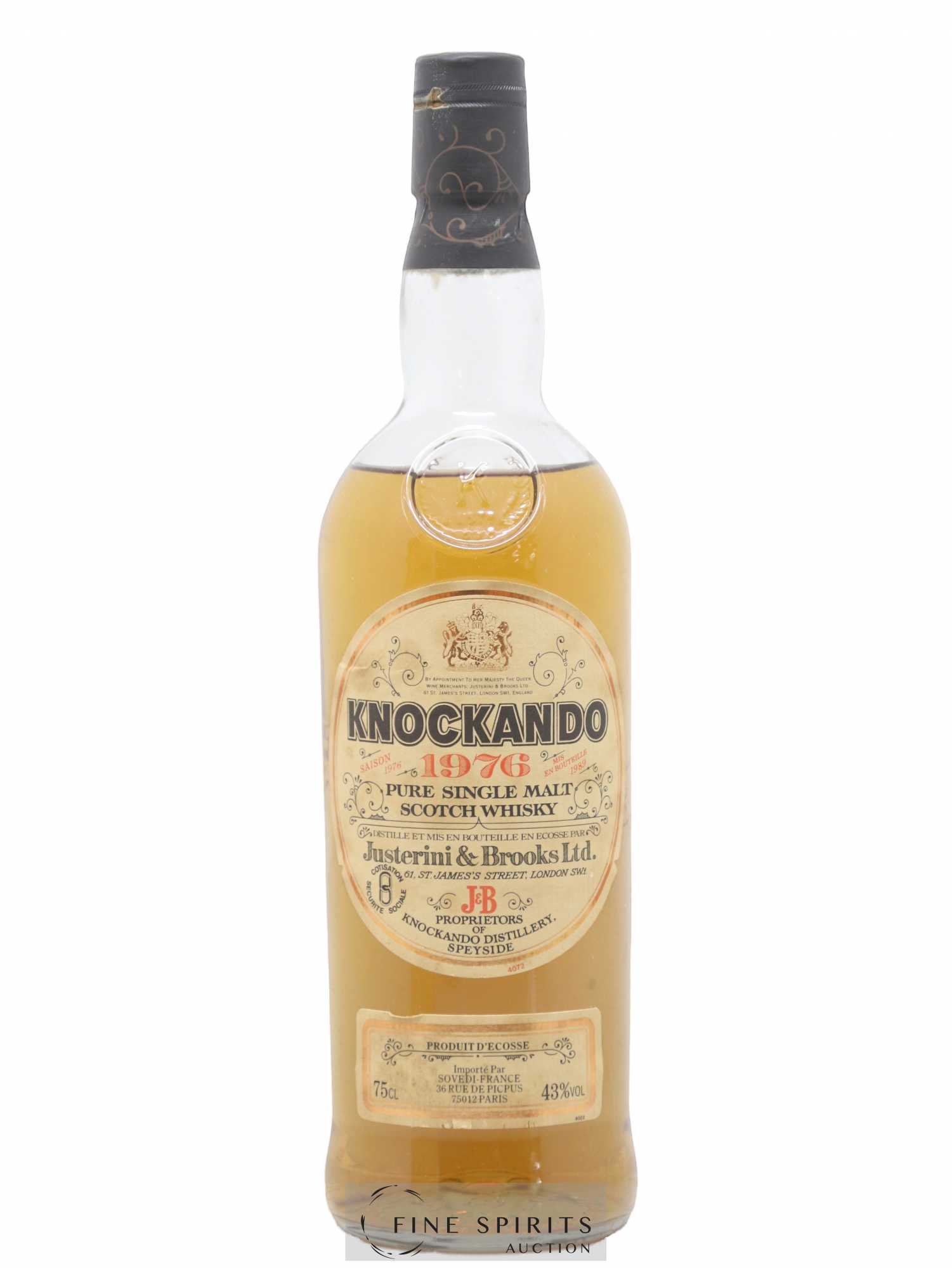 Knockando 1976 Of. bottled 1989 Sovedi Import - Lot de 1 bouteille - 1