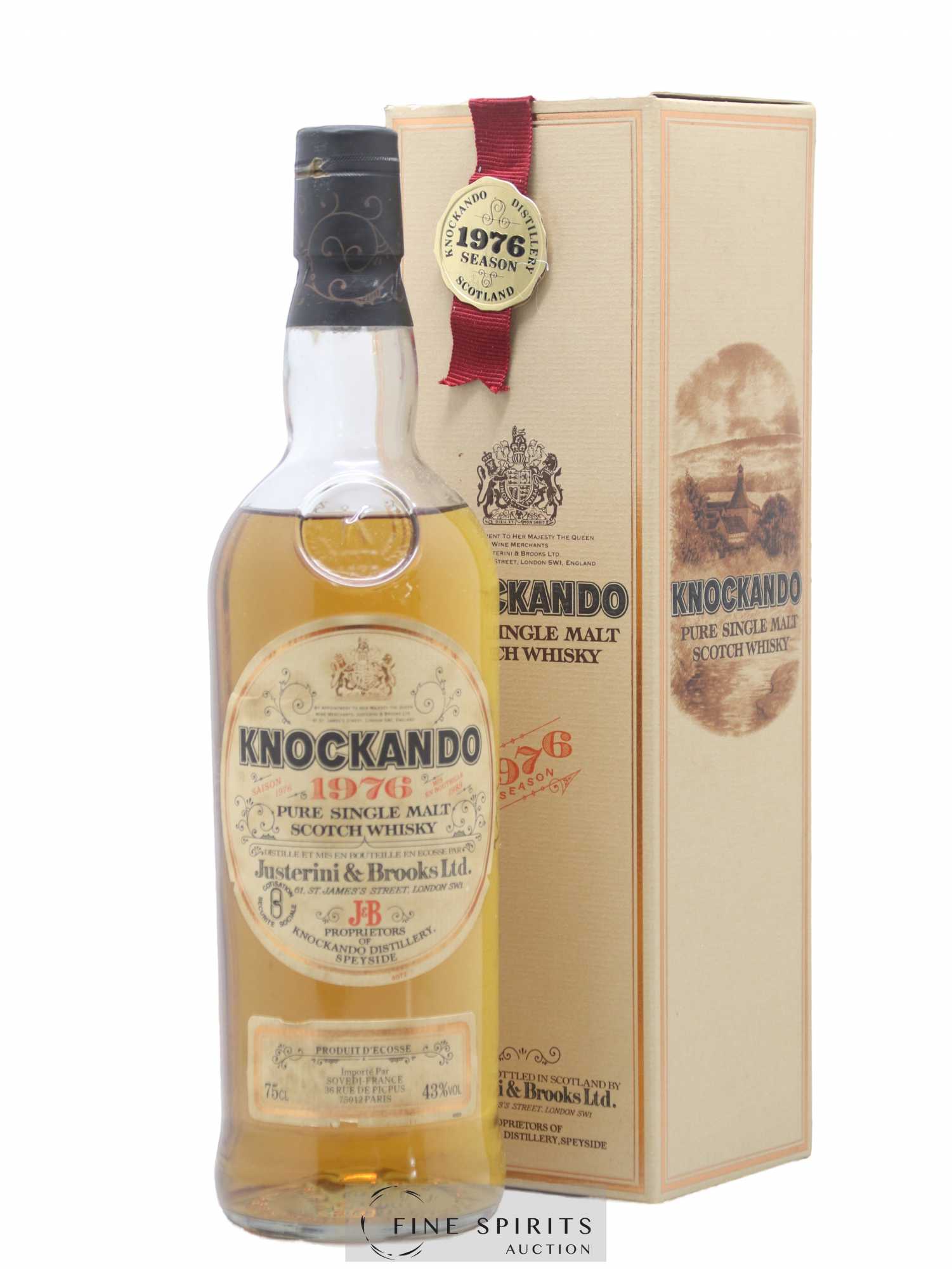 Knockando 1976 Of. bottled 1989 Sovedi Import - Lot de 1 bouteille - 0
