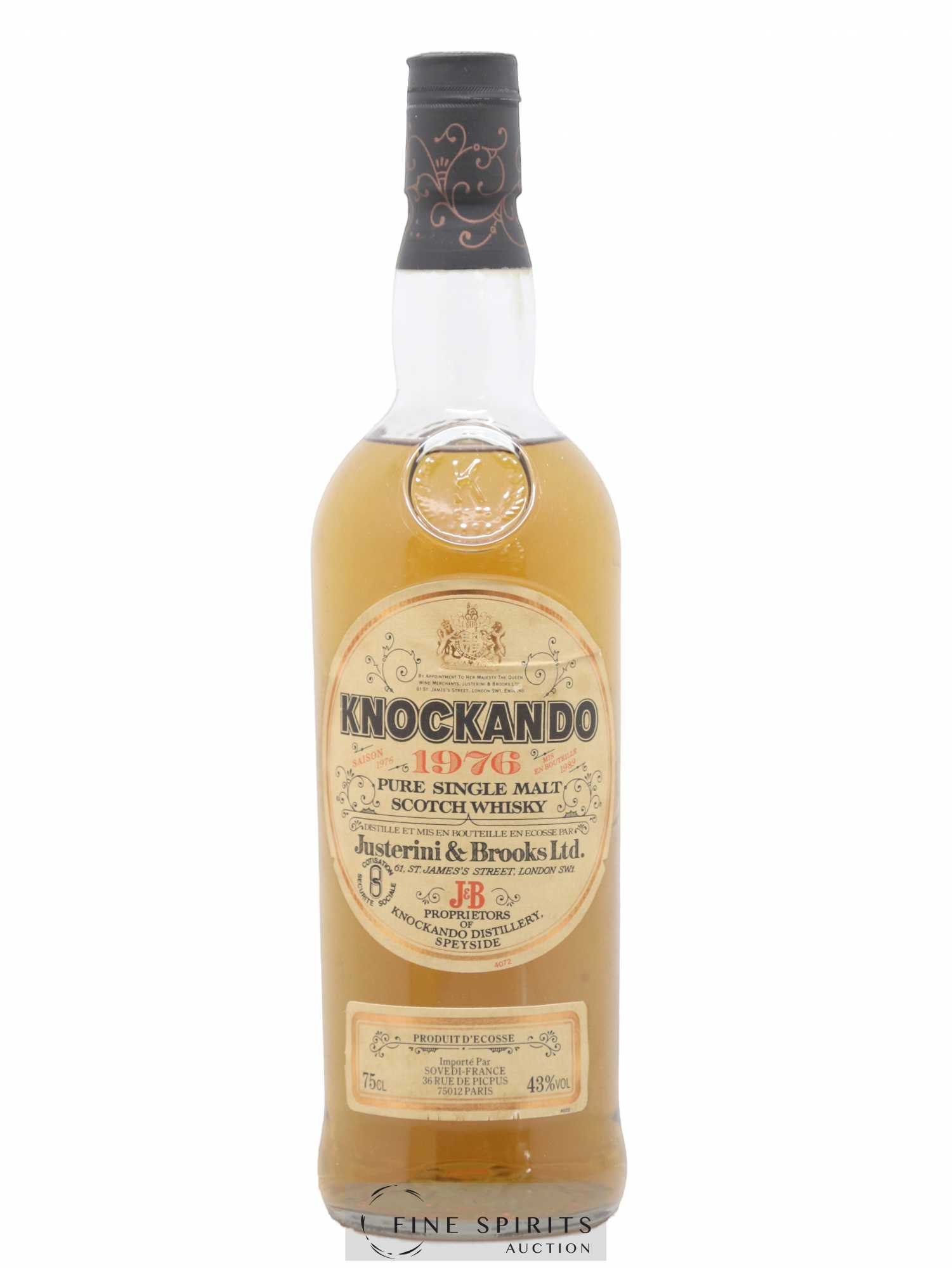 Knockando 1976 Of. bottled 1989 Sovedi Import - Lot de 1 bouteille - 1