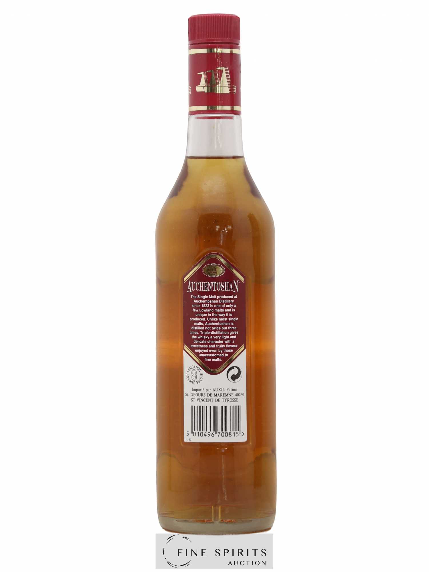 Auchentoshan 10 years Of. Triple Distilled - Lot de 1 bouteille - 2