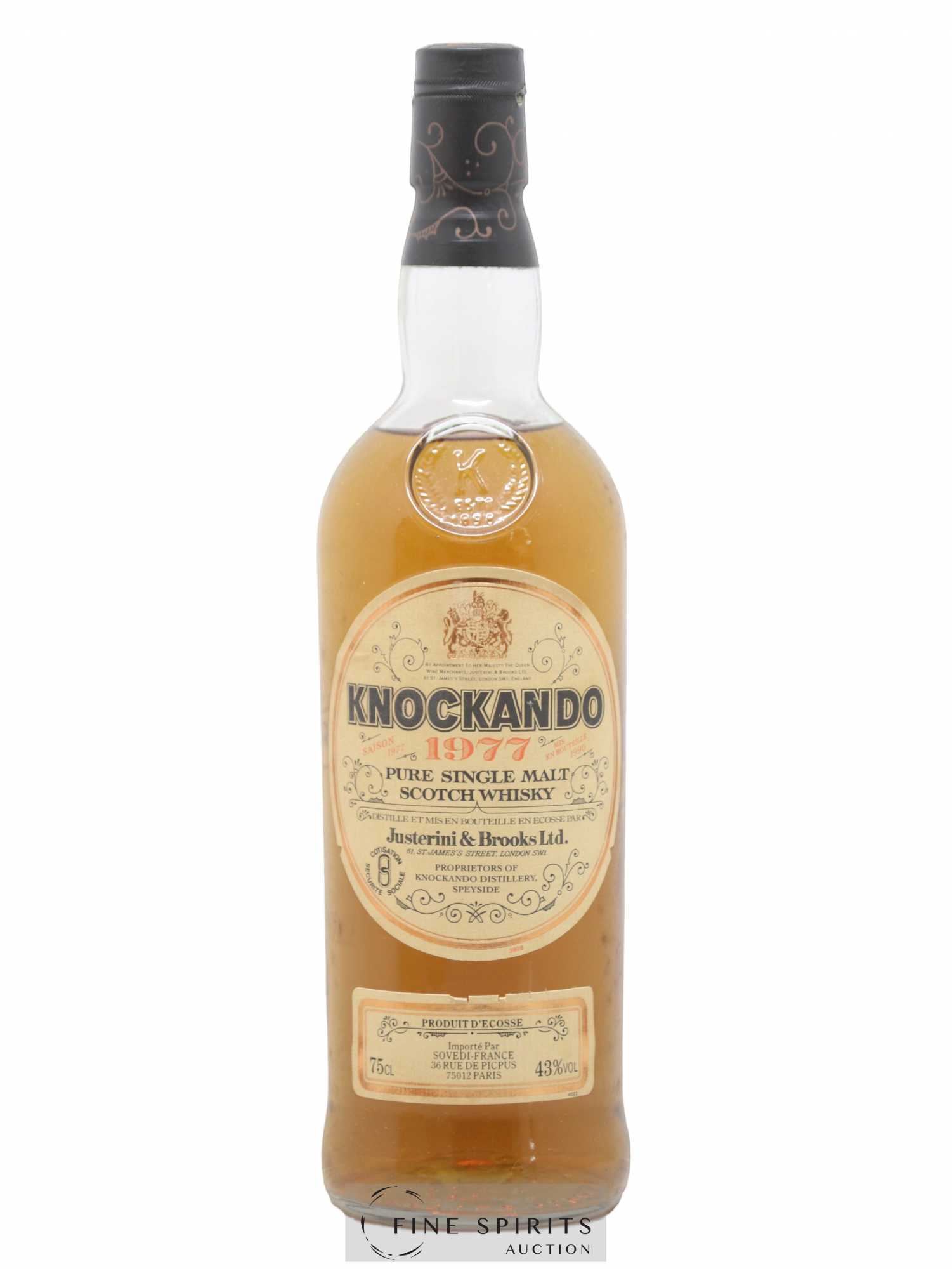 Knockando 1977 Of. bottled 1990 Sovedi Import - Lot de 1 bouteille - 1
