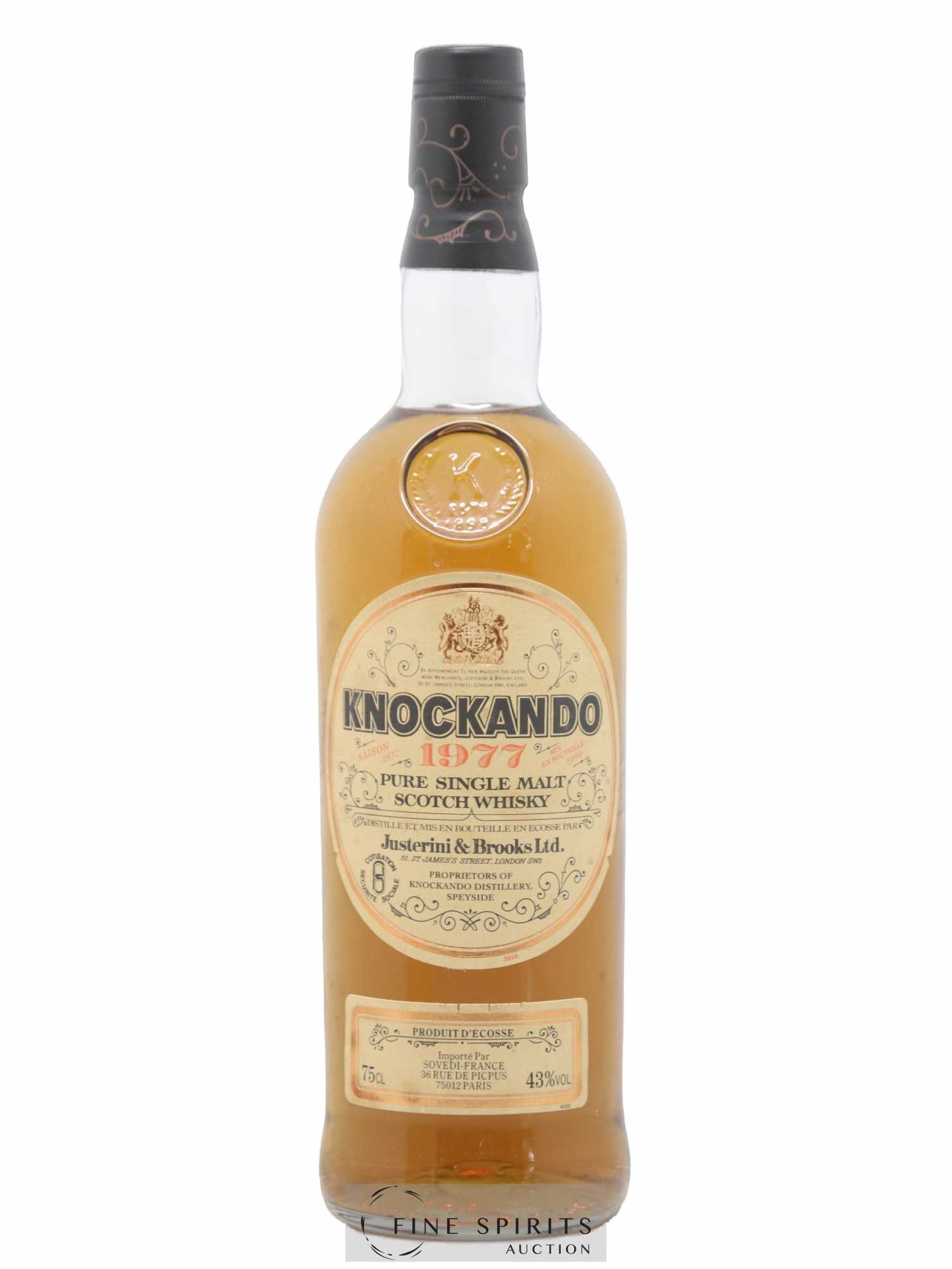 Knockando 1977 Of. bottled 1990 Sovedi Import - Lot de 1 bouteille - 1
