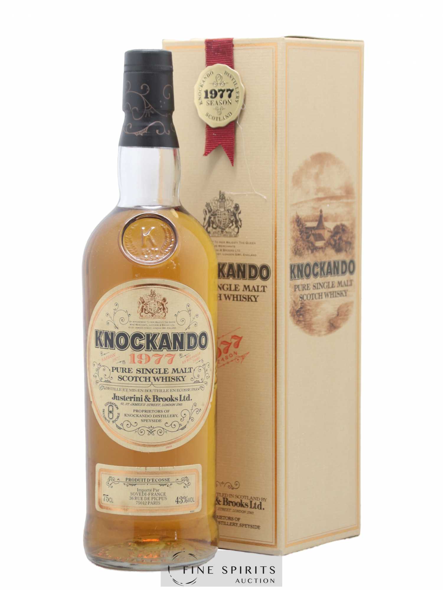 Knockando 1977 Of. bottled 1990 Sovedi Import - Lot de 1 bouteille - 0