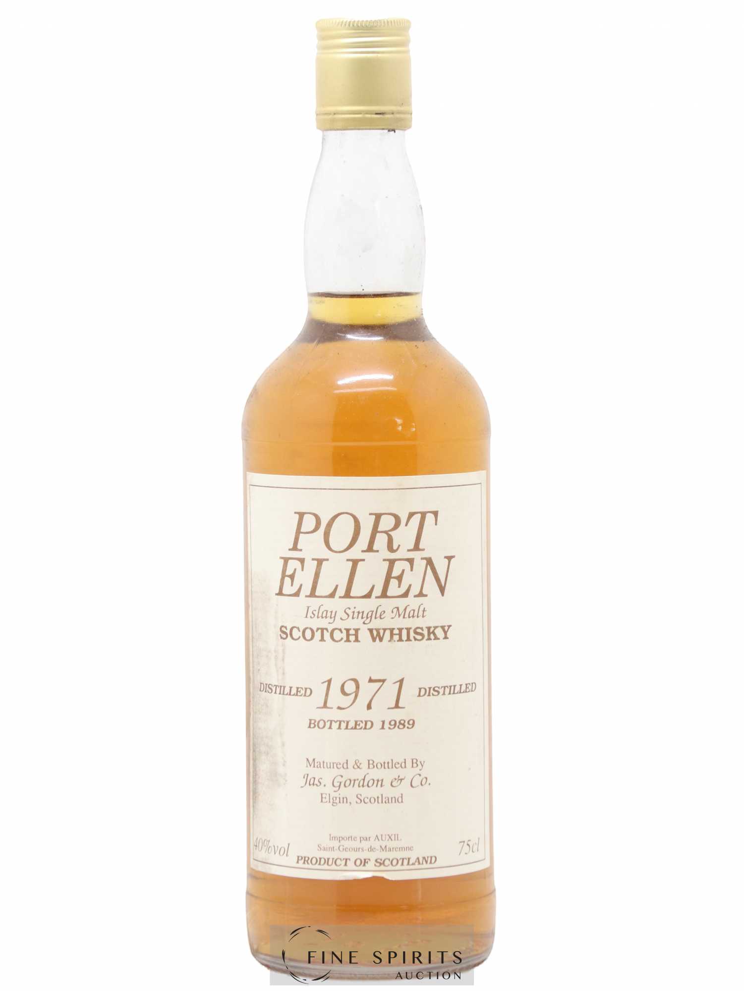 Port Ellen 1971 Jas. Gordon & Co. bottled 1989 - Posten von 1 Flasche - 0
