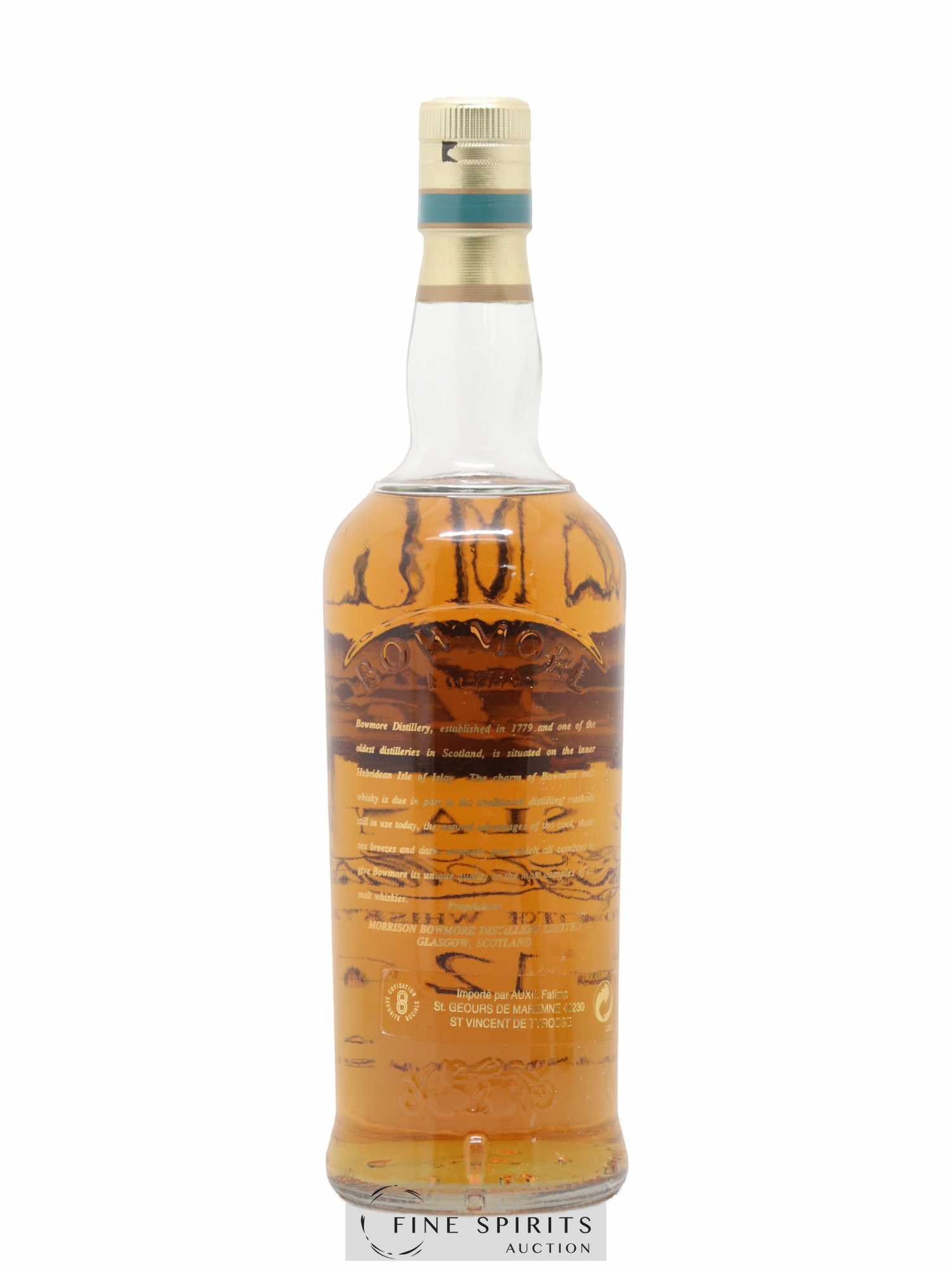 Bowmore 12 years Of. Screen Print Label - Posten von 1 Flasche - 1
